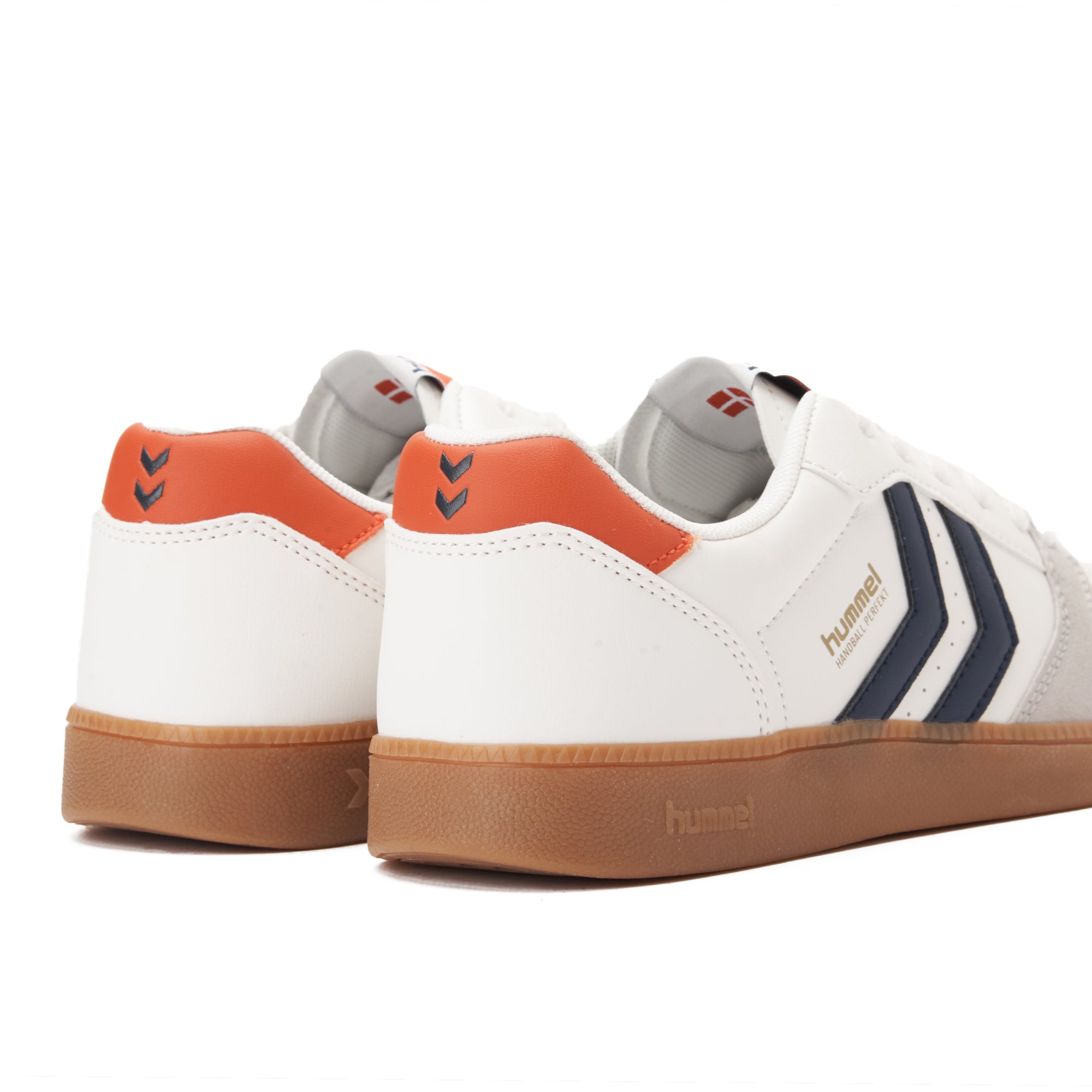 White & Red Hummel Sneakers