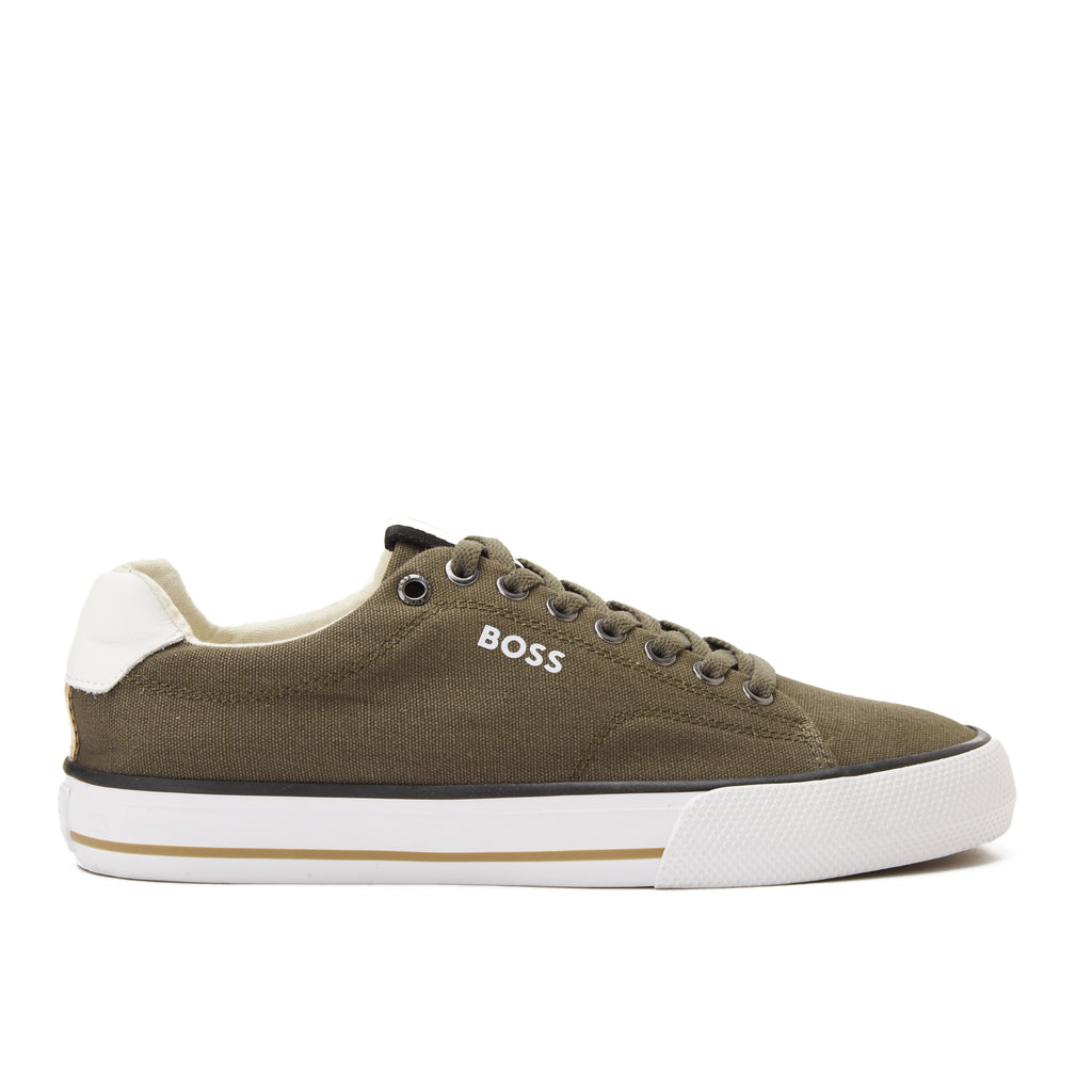 Olive Boss Canvas Sneakers