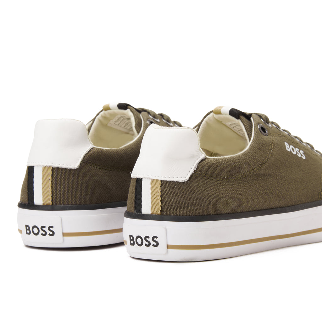 Olive Boss Canvas Sneakers