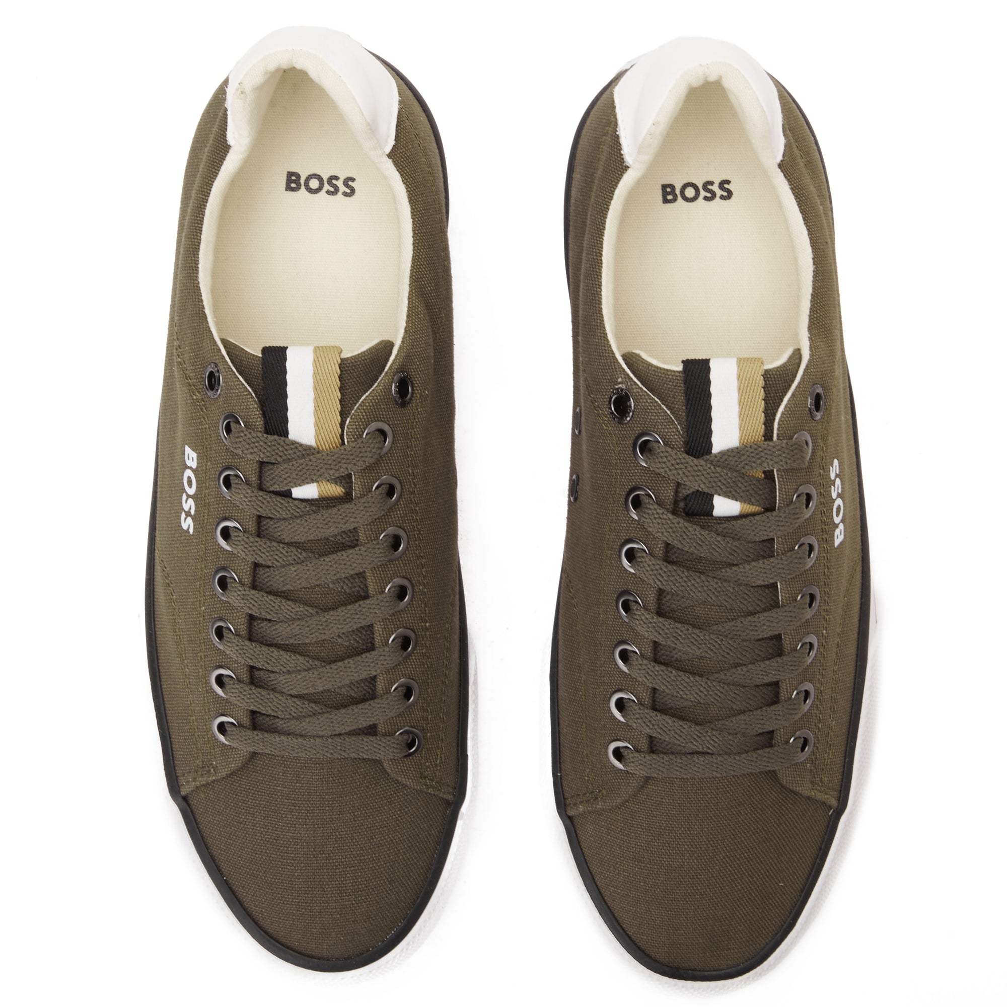 Olive Boss Canvas Sneakers