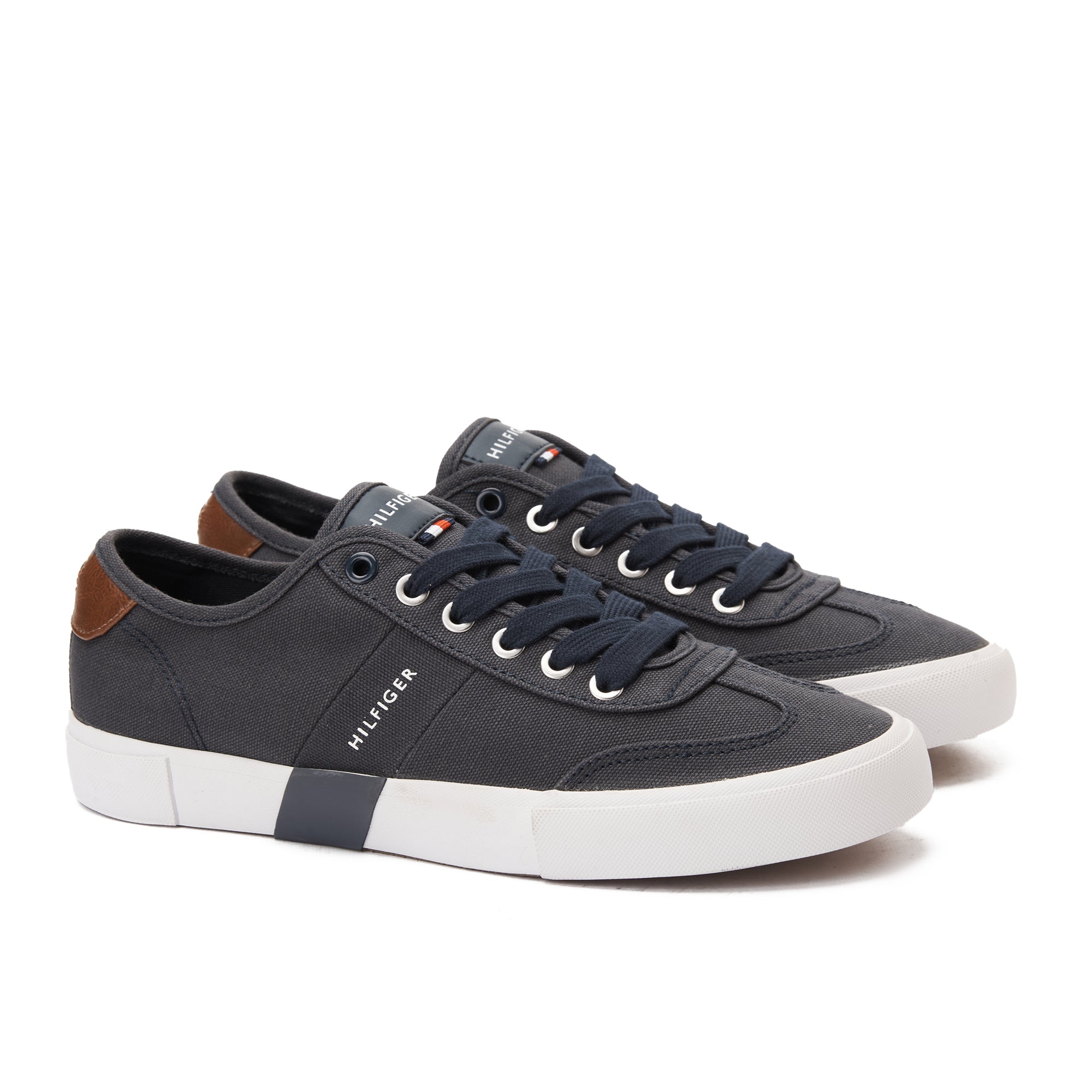 Navy Tommy Hilfiger Canvas Sneakers