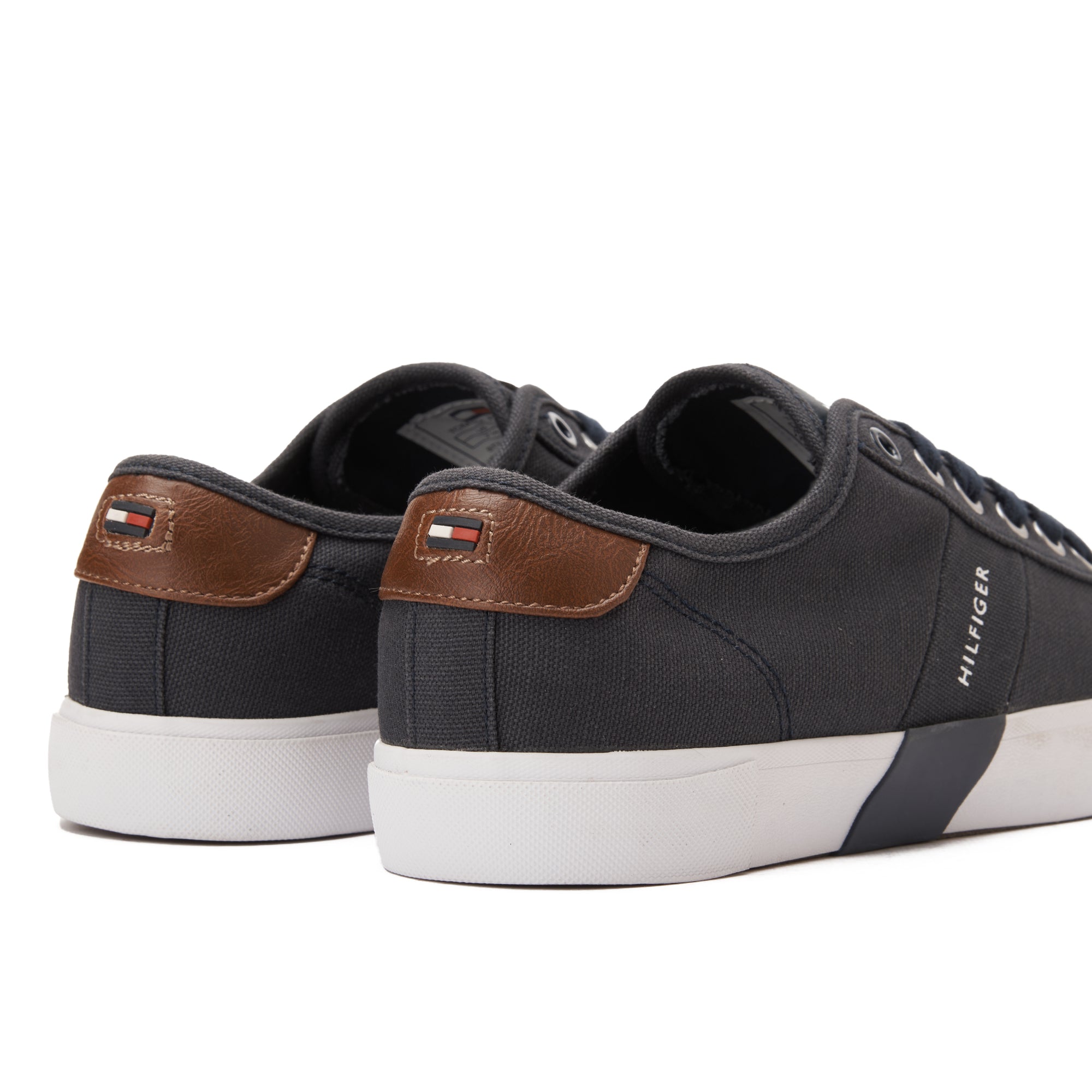 Navy Tommy Hilfiger Canvas Sneakers