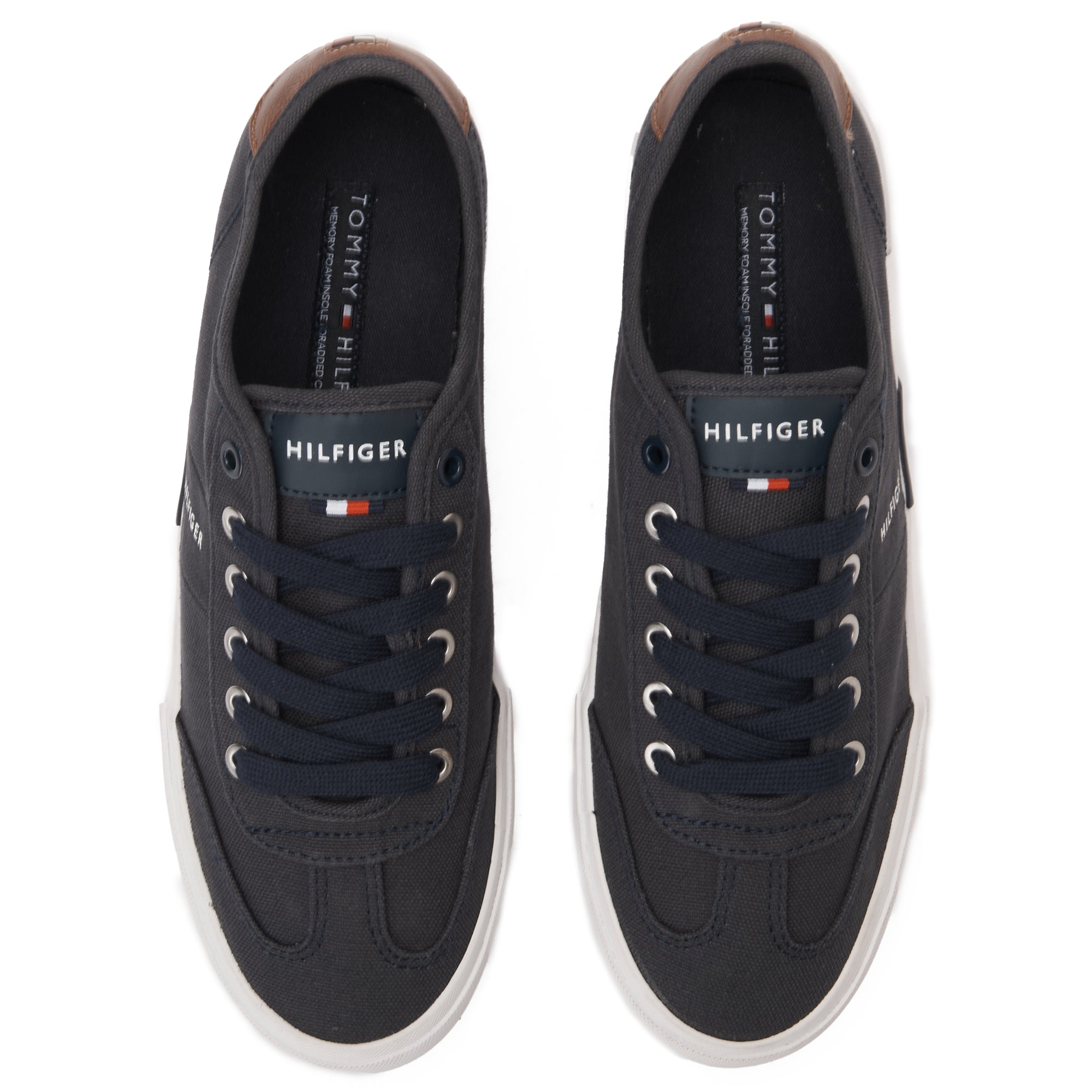 Navy Tommy Hilfiger Canvas Sneakers