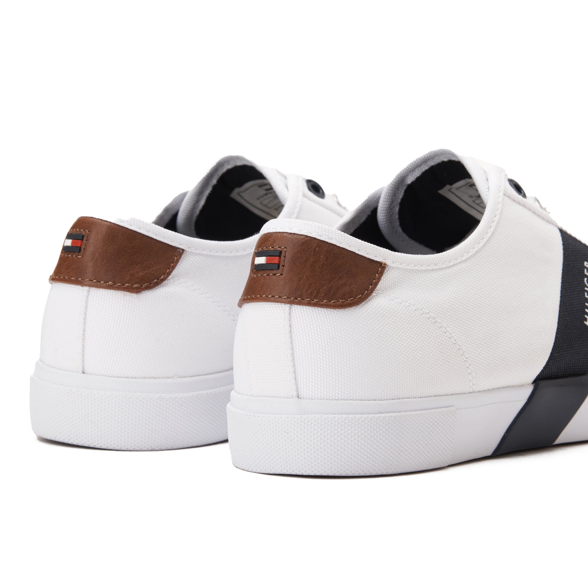 White Tommy Hilfiger Canvas Sneakers
