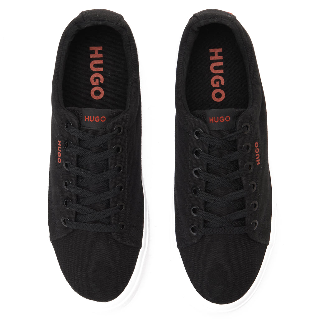Black Hugo Boss Canvas Sneakers