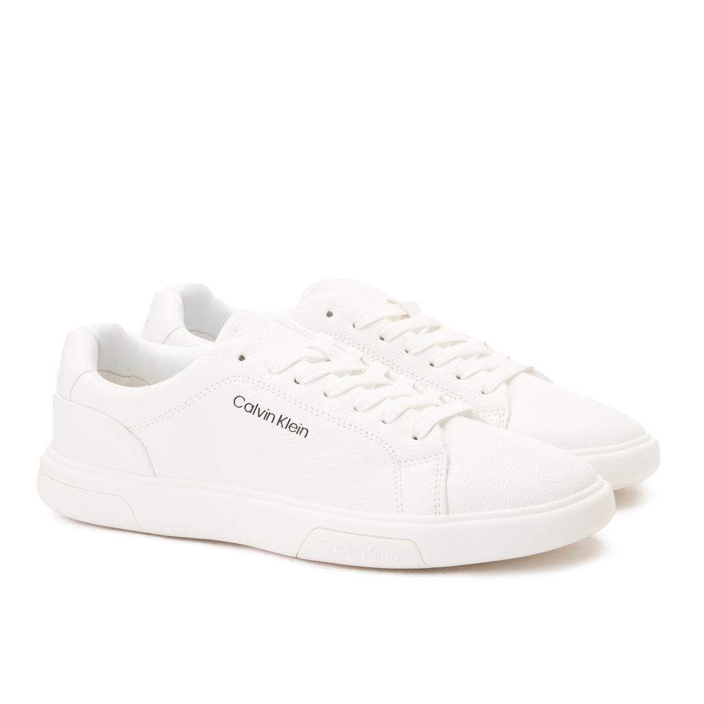 White Calvin Klein Canvas Sneakers