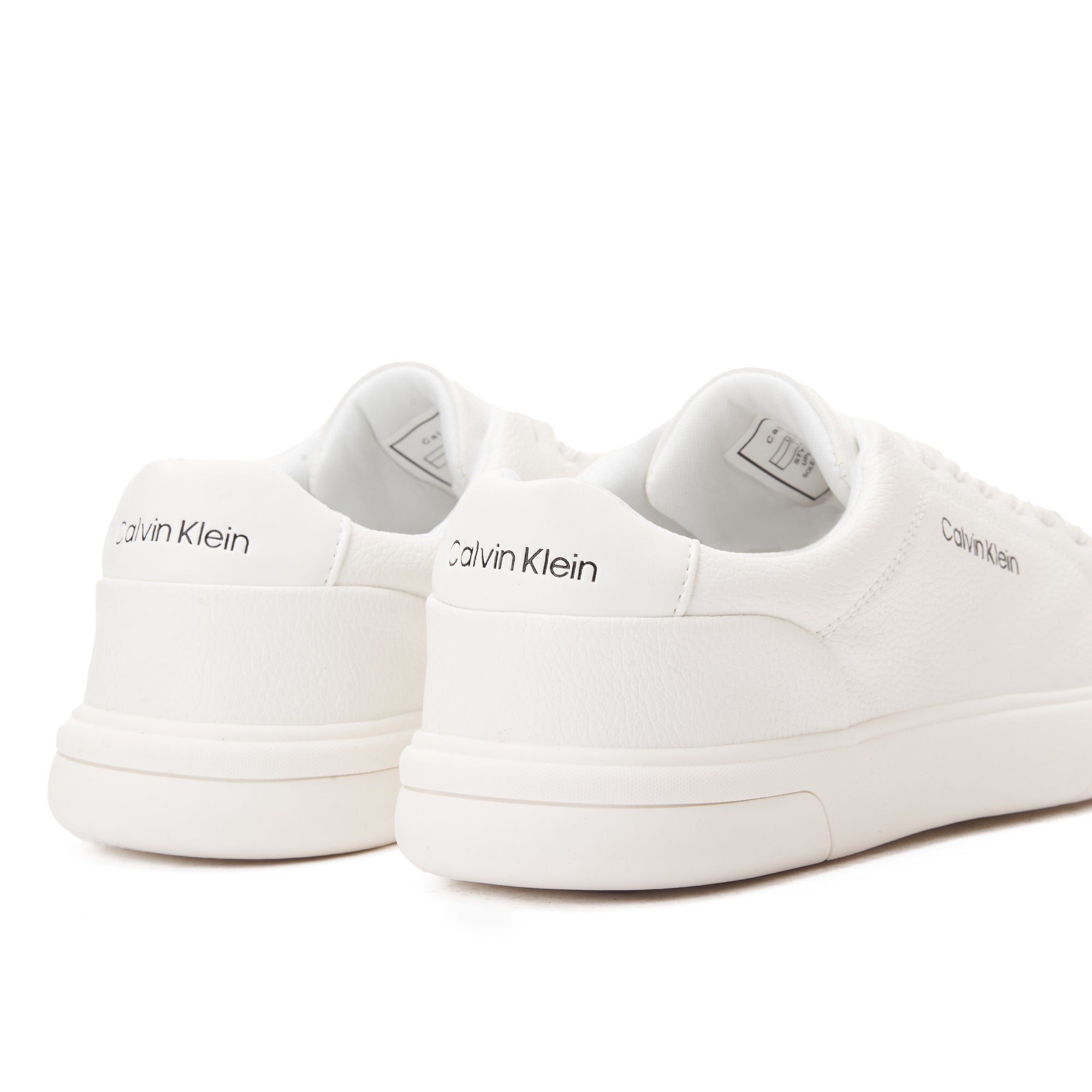 White Calvin Klein Canvas Sneakers