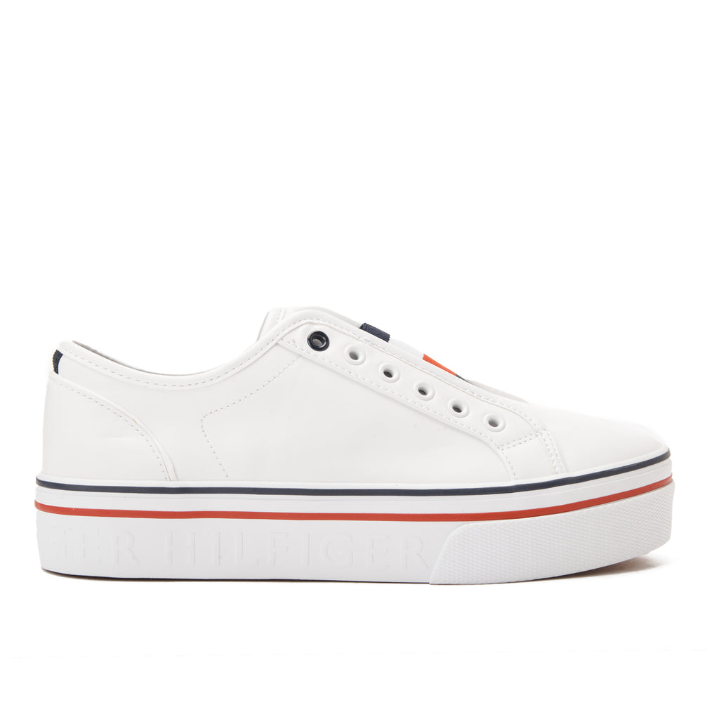 White Tommy Hilfiger High Sneakers
