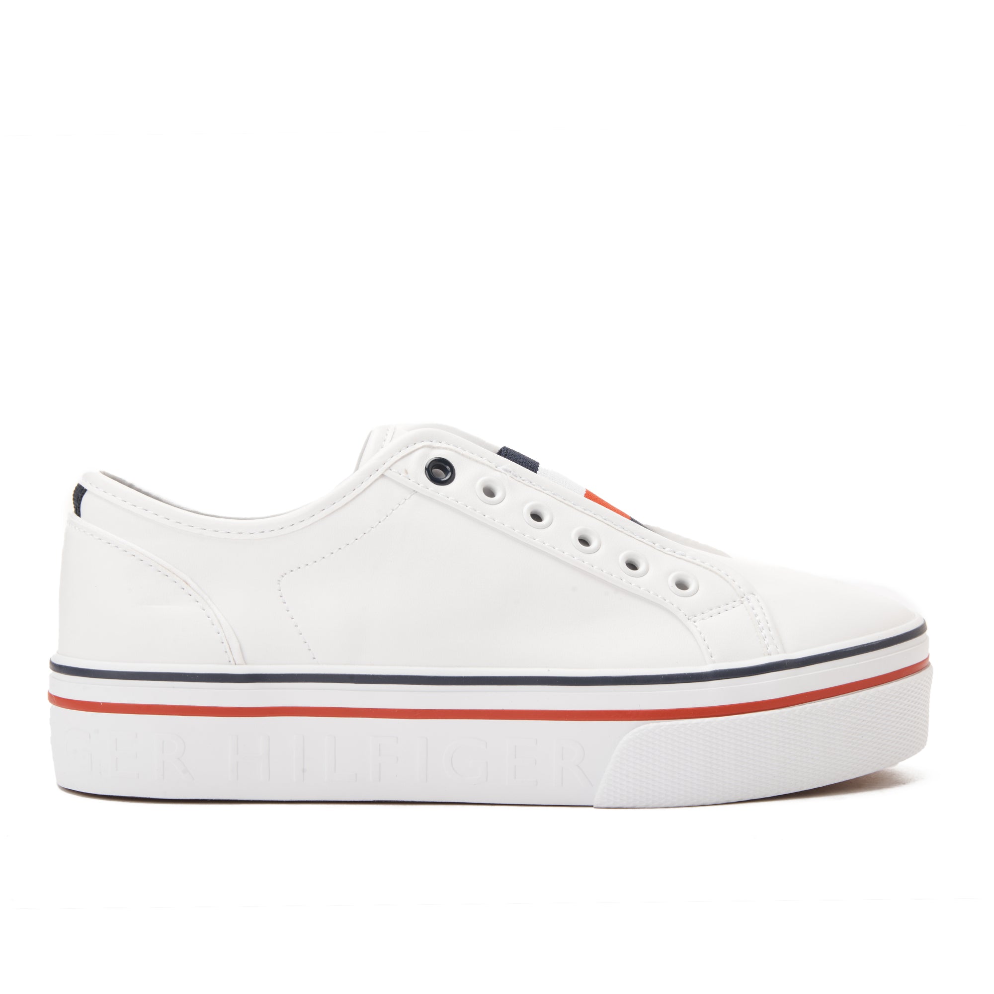 White Tommy Hilfiger High Sneakers
