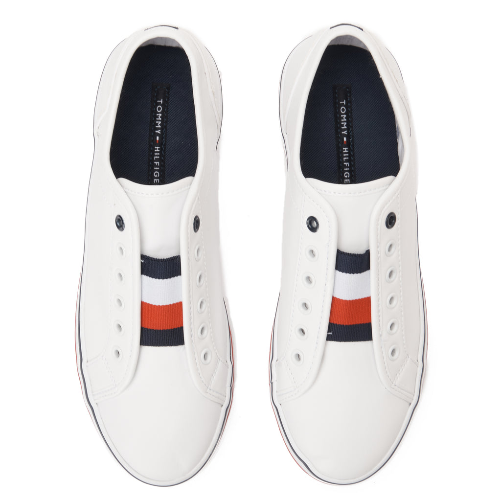 White Tommy Hilfiger High Sneakers