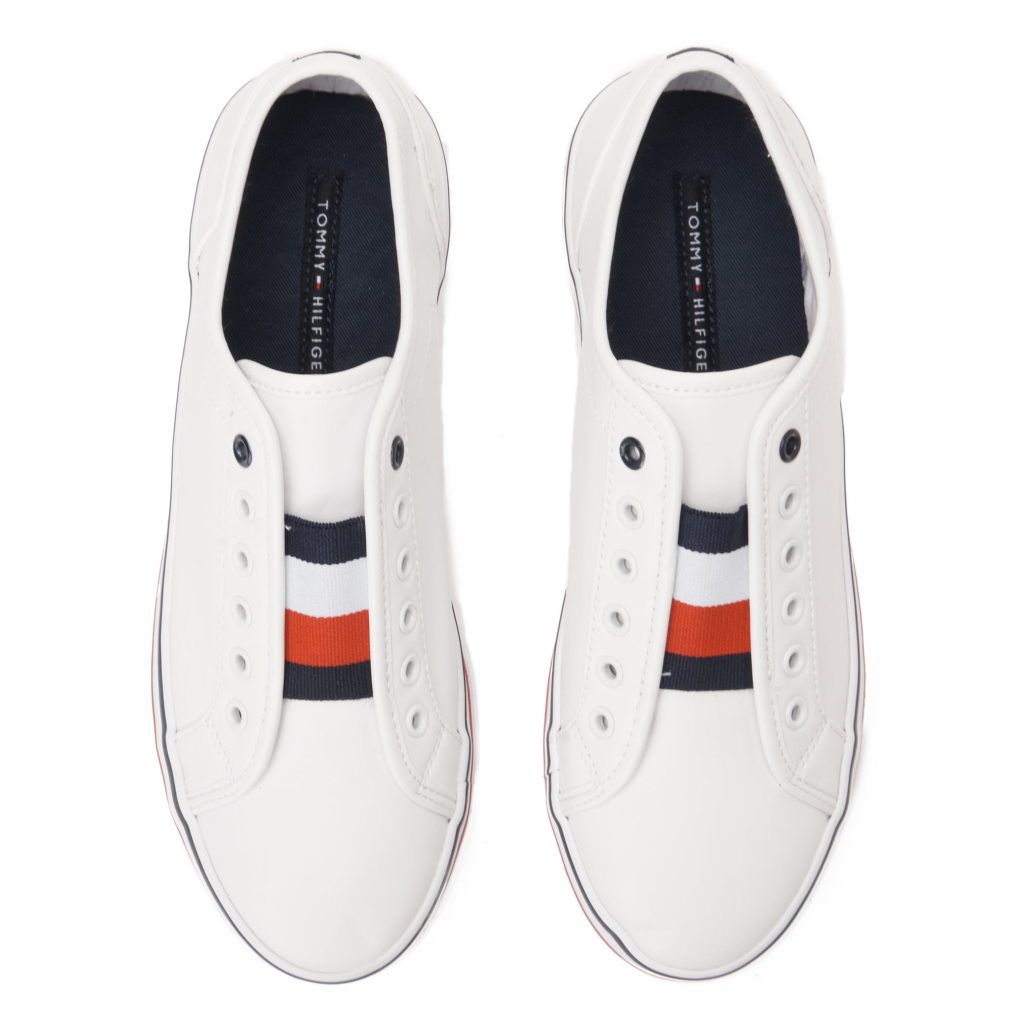 White Tommy Hilfiger High Sneakers