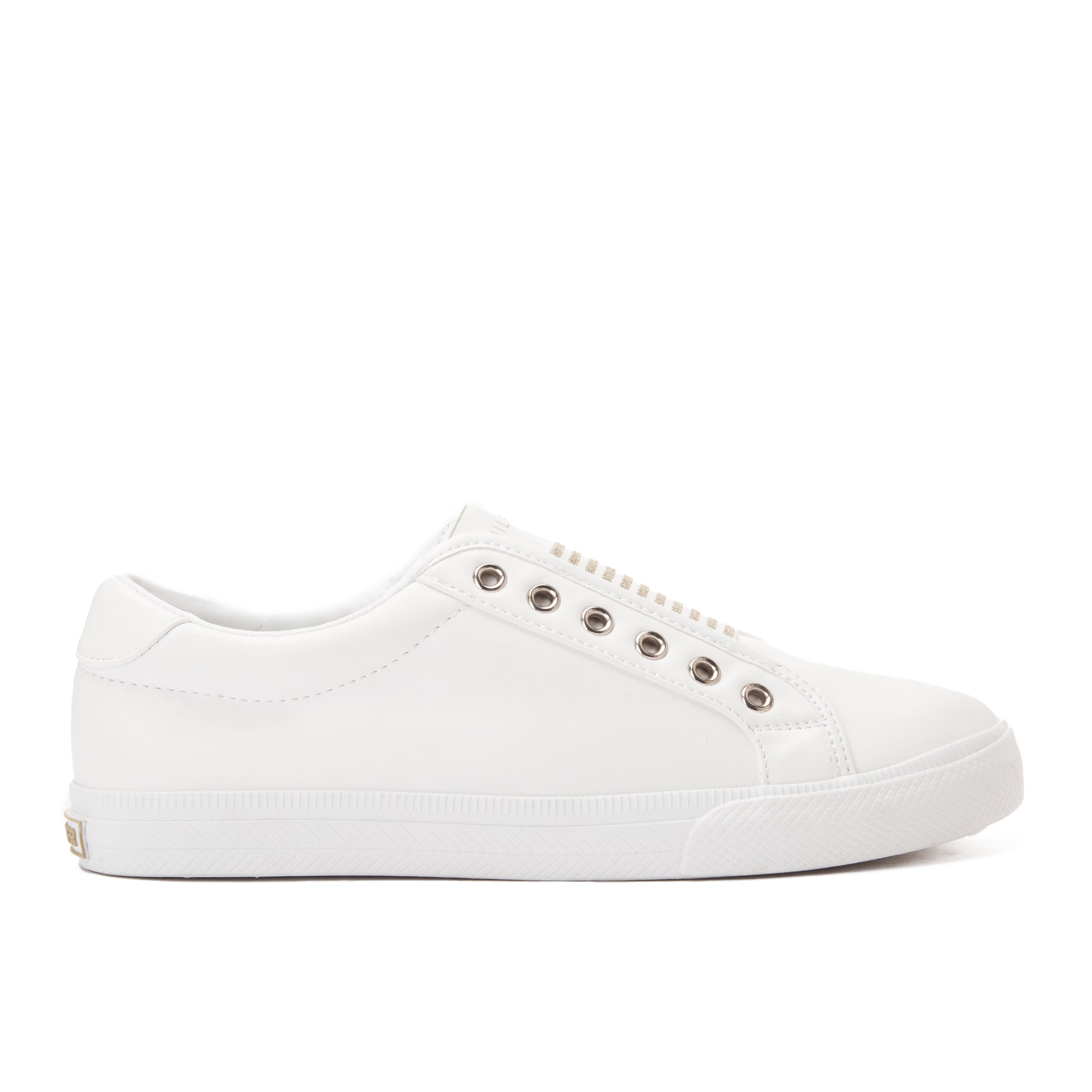 White & Gold Tommy Hilfiger Sneakers