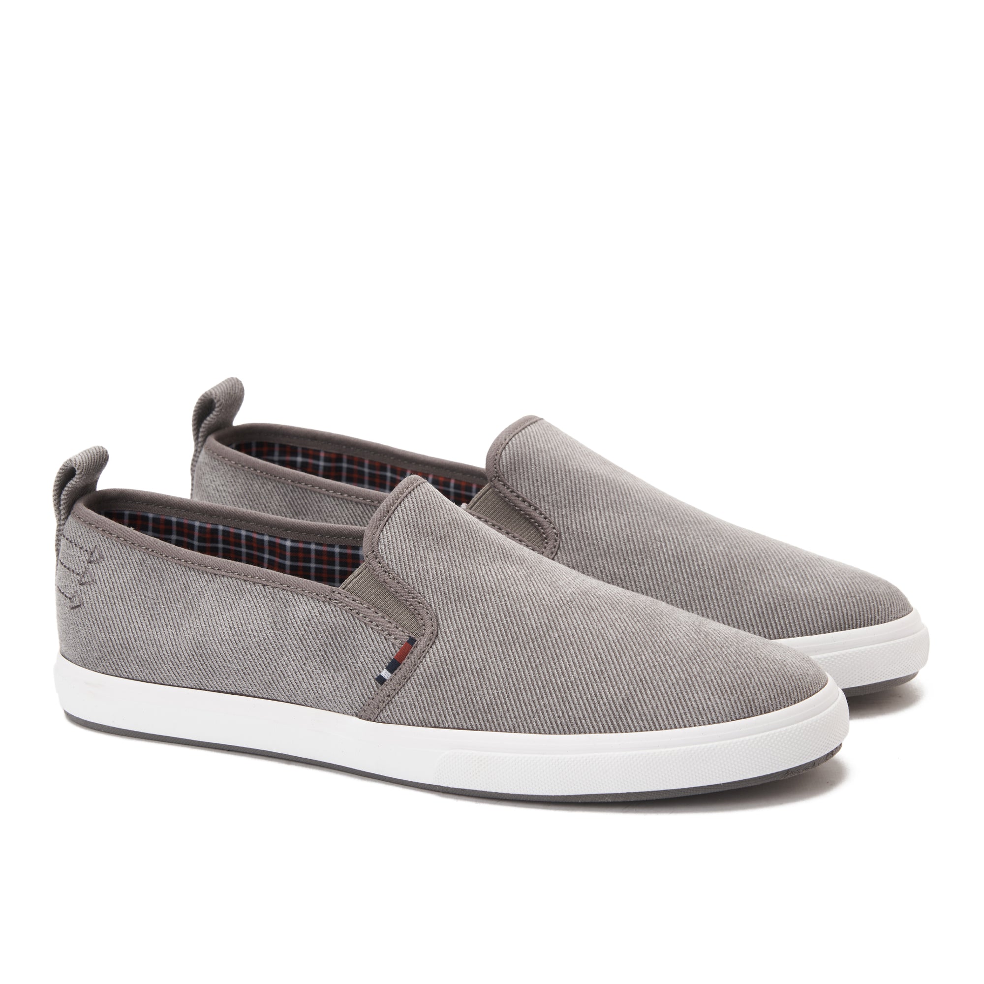 Gray Ben Sherman Slip On Canvas