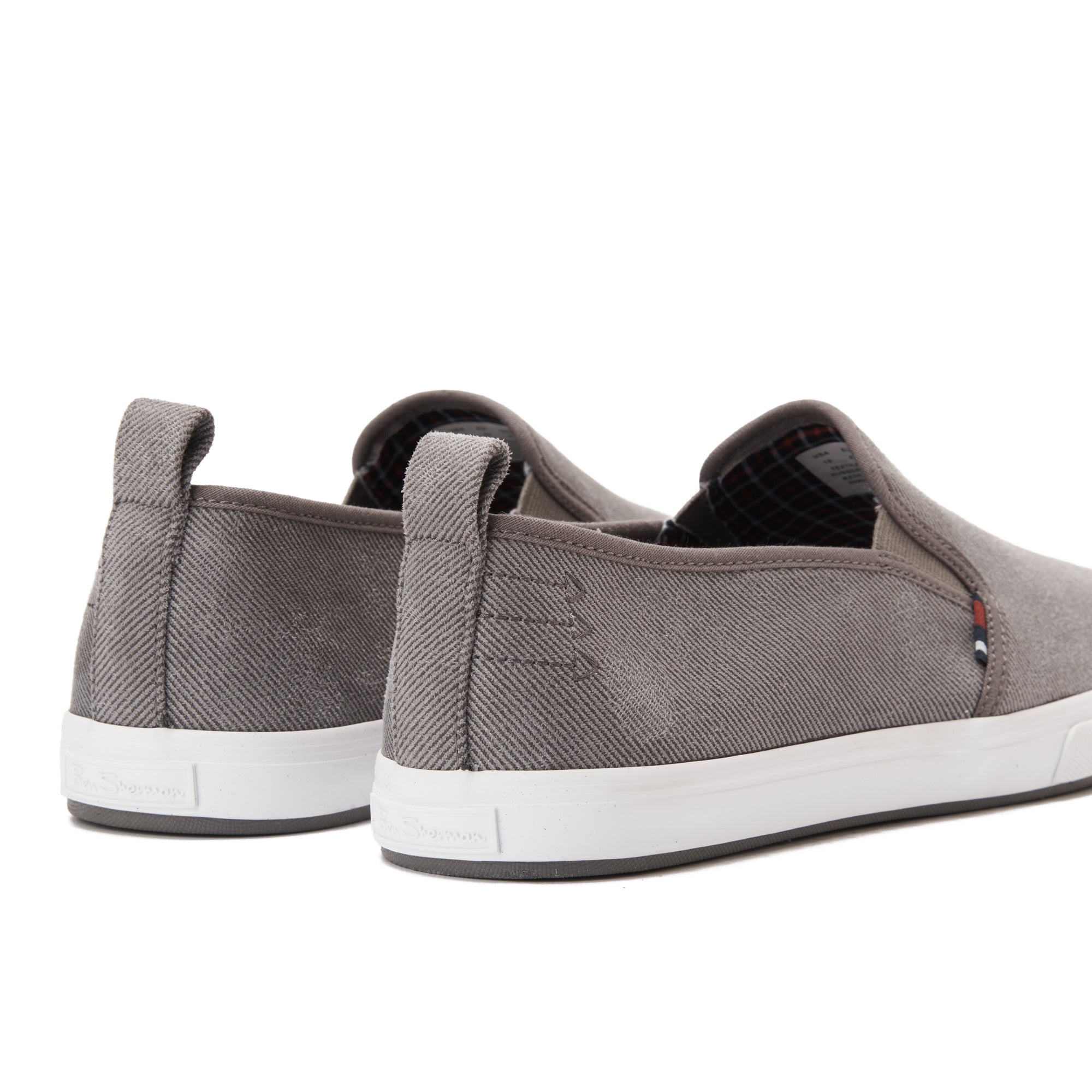 Gray Ben Sherman Slip On Canvas