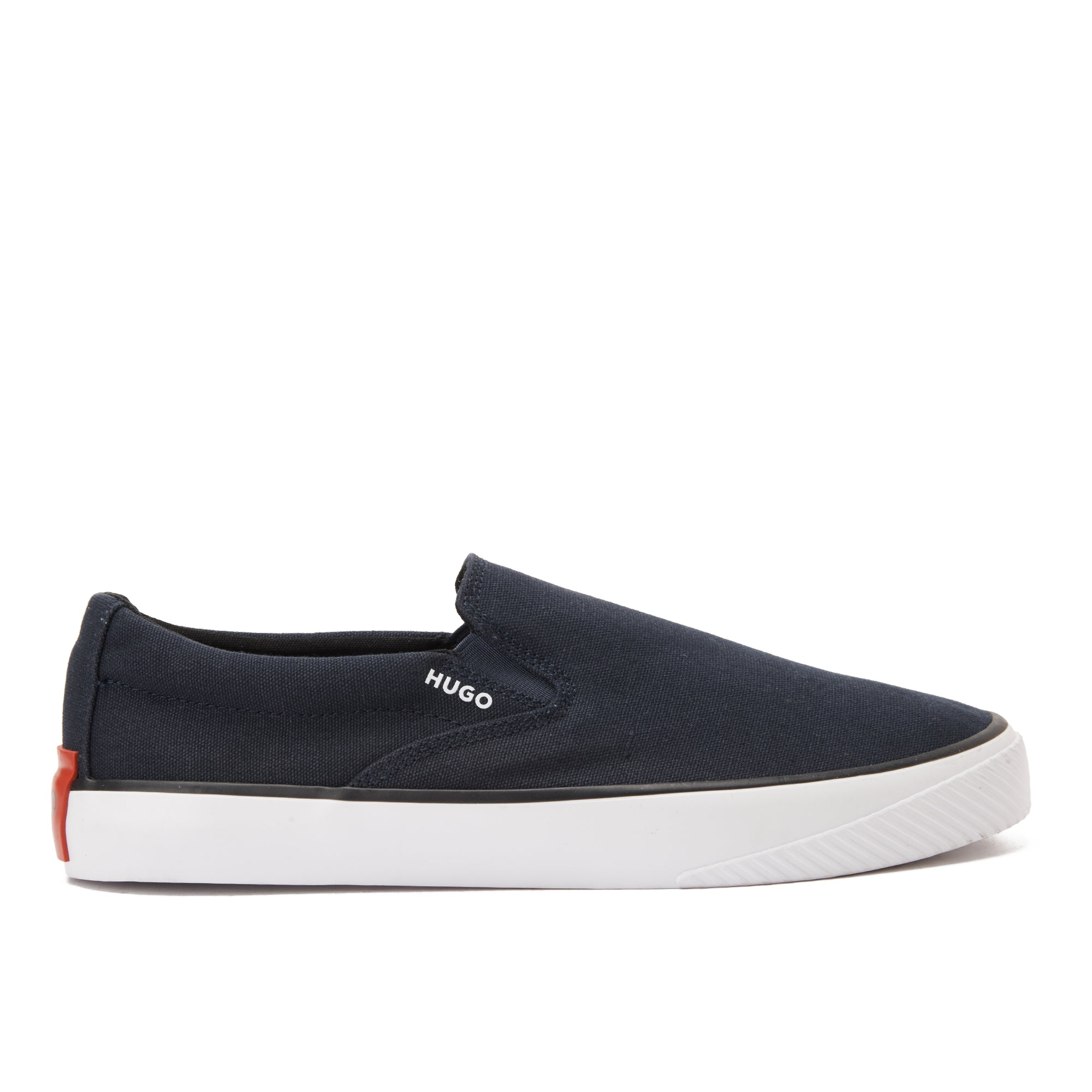 Navy Hugo Boss Slip On Canvas