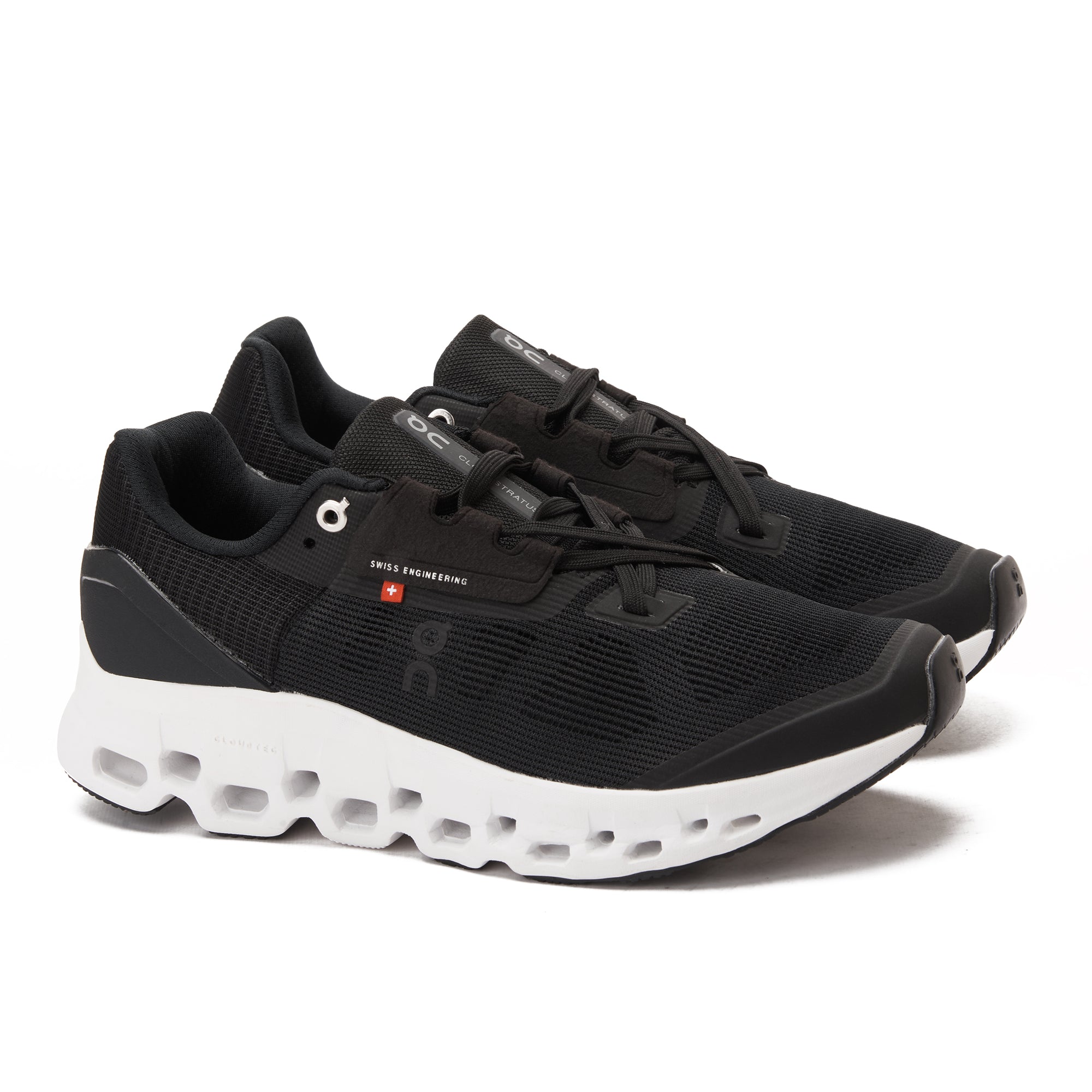Black DQ Cloud Stratos Running Sneakers