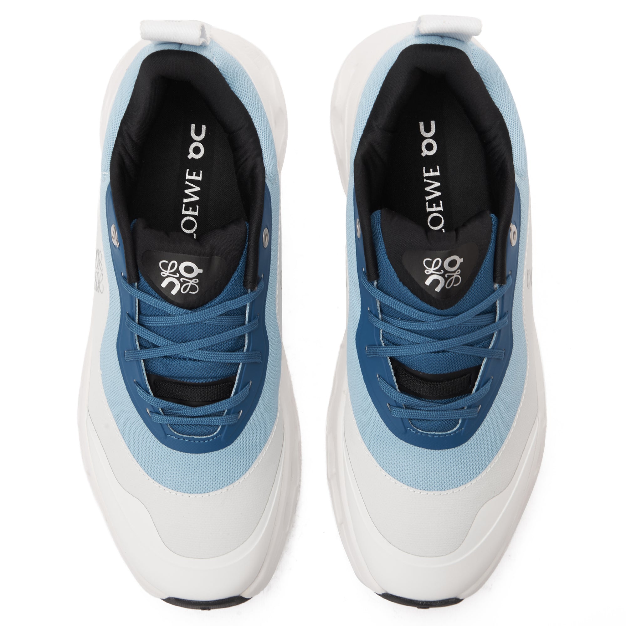 White&Blue DQ Cloudtilt Running Sneakers