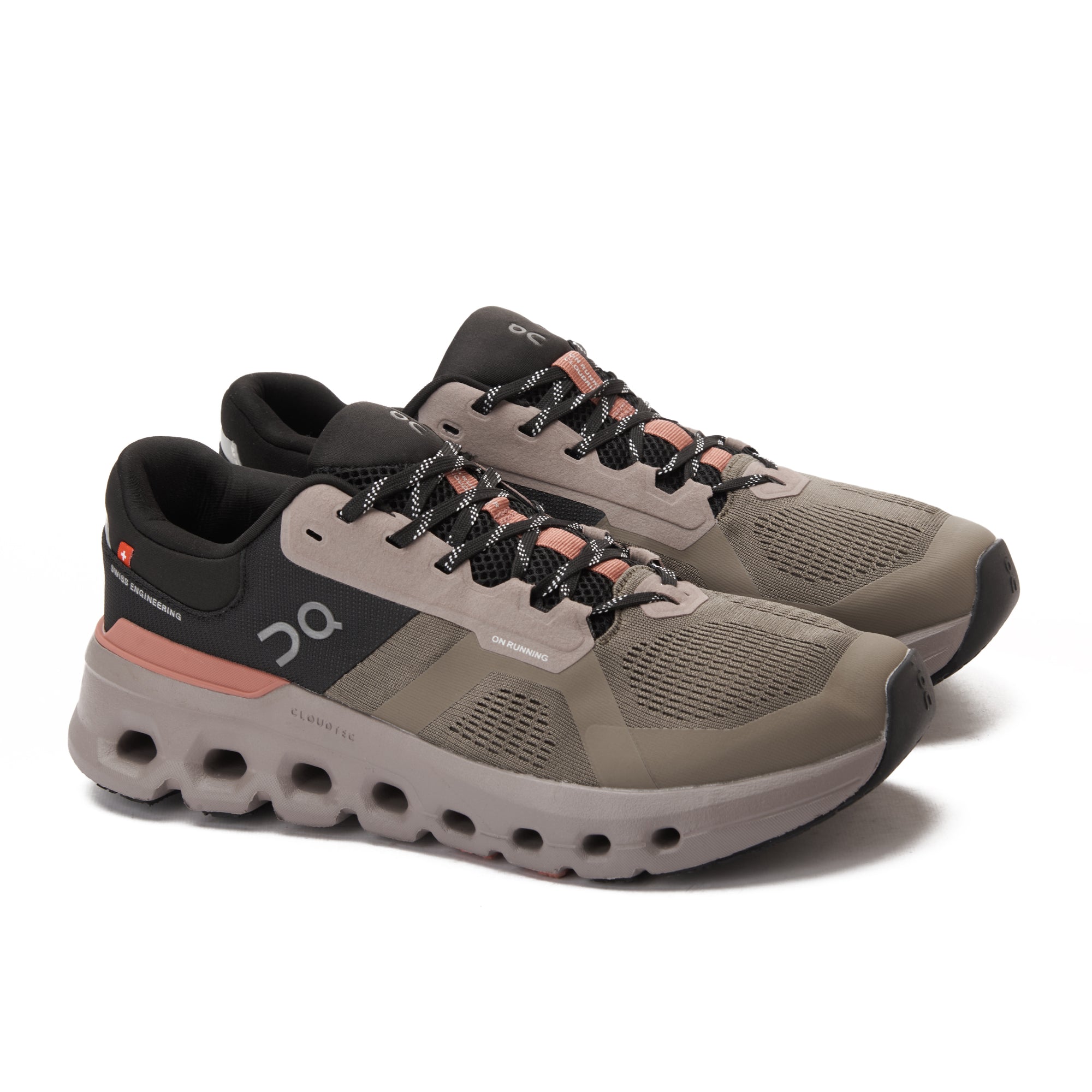 Brown DQ Cloud Surfer Running Sneakers