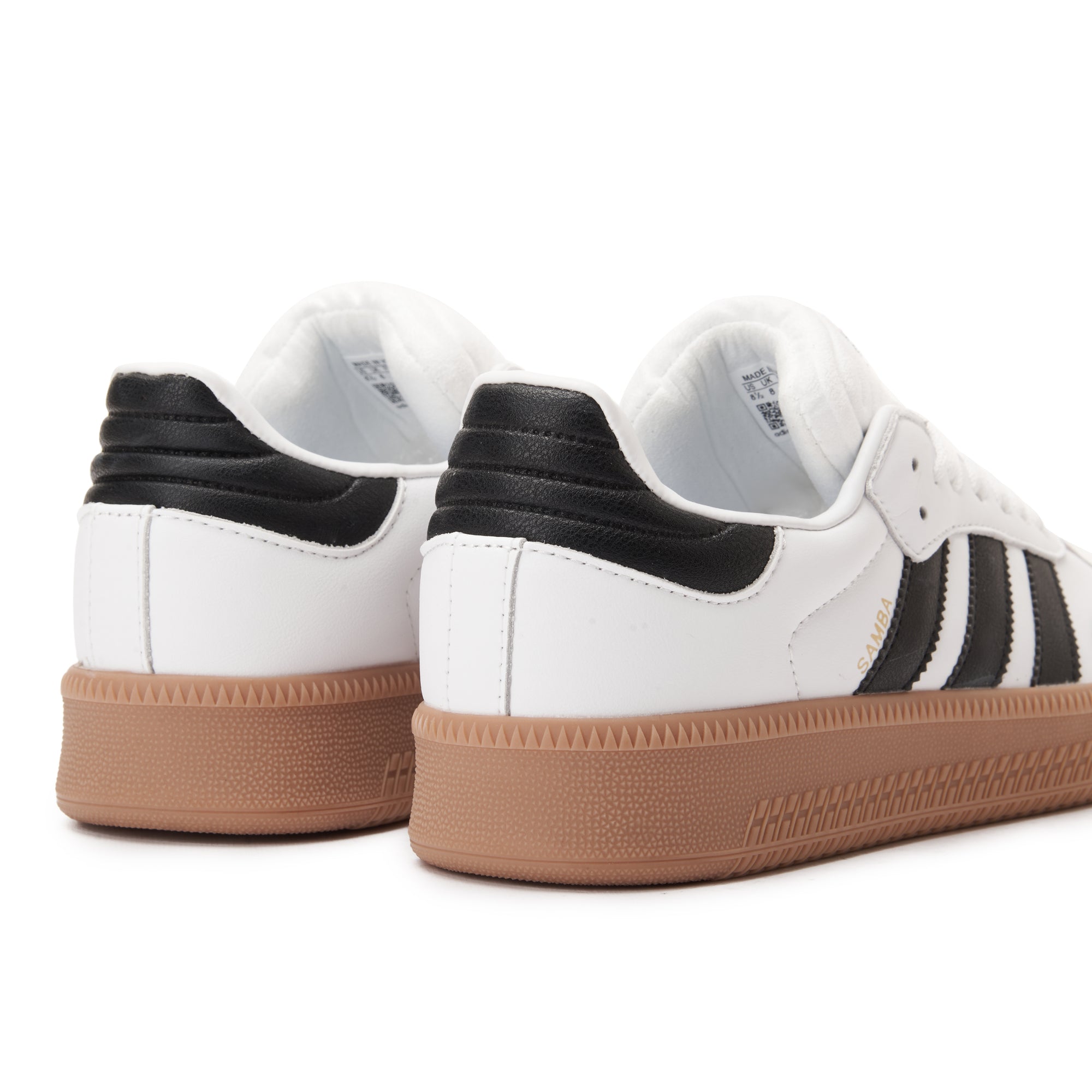 Beige&White Samba Sneakers