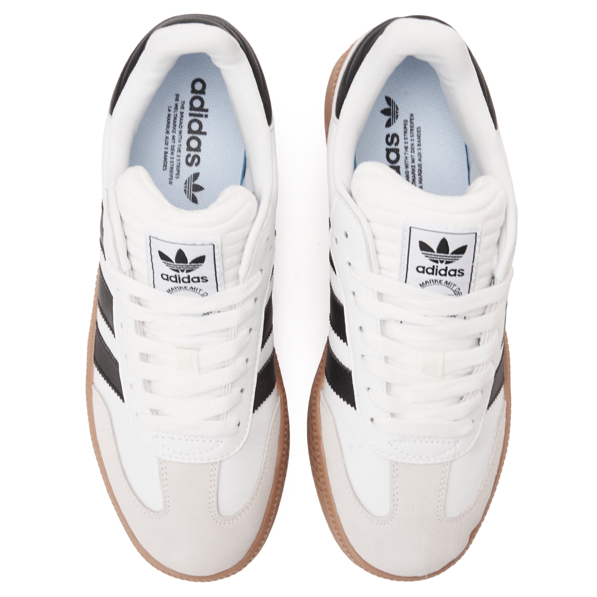 Beige&White Samba Sneakers