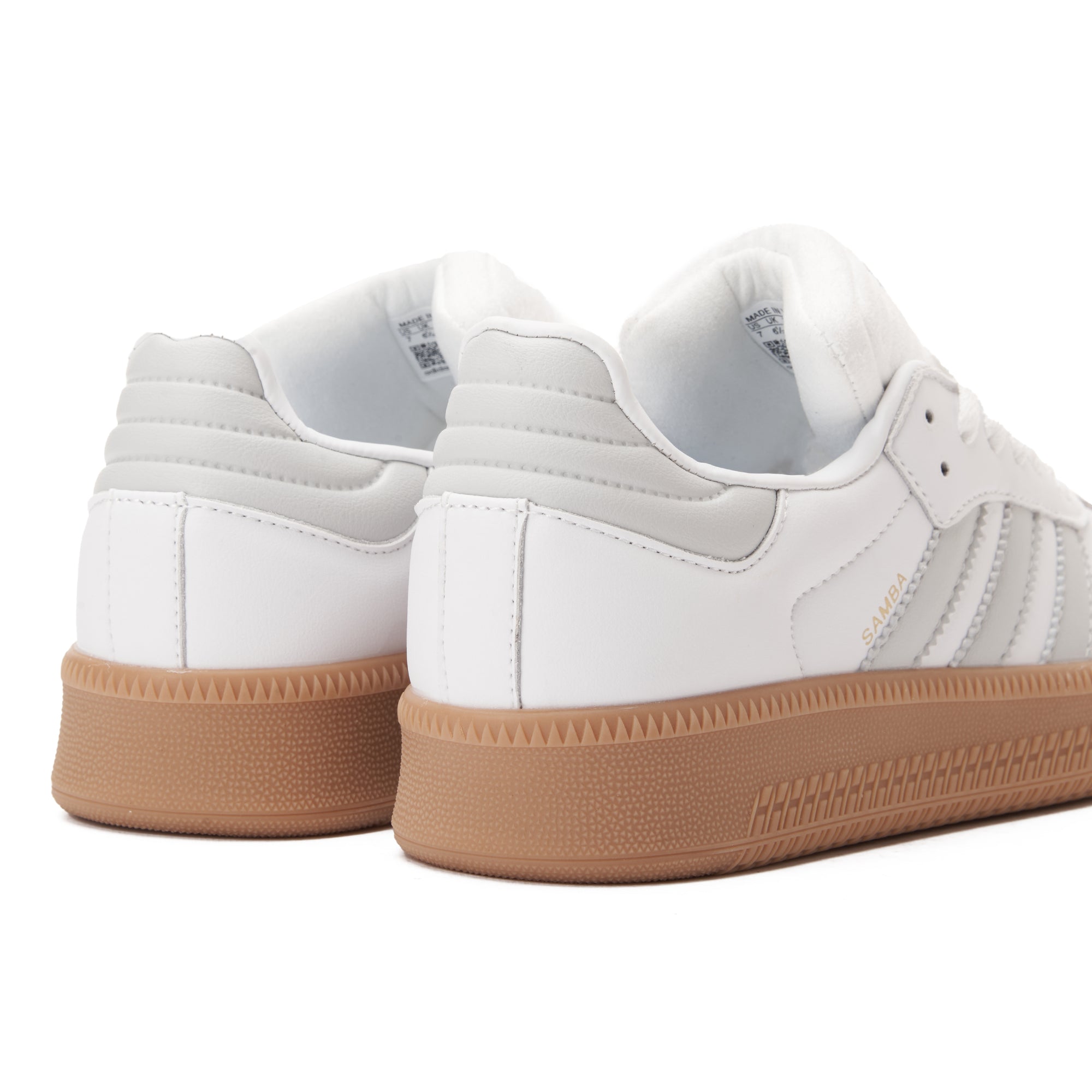 Gray&White Samba Sneakers