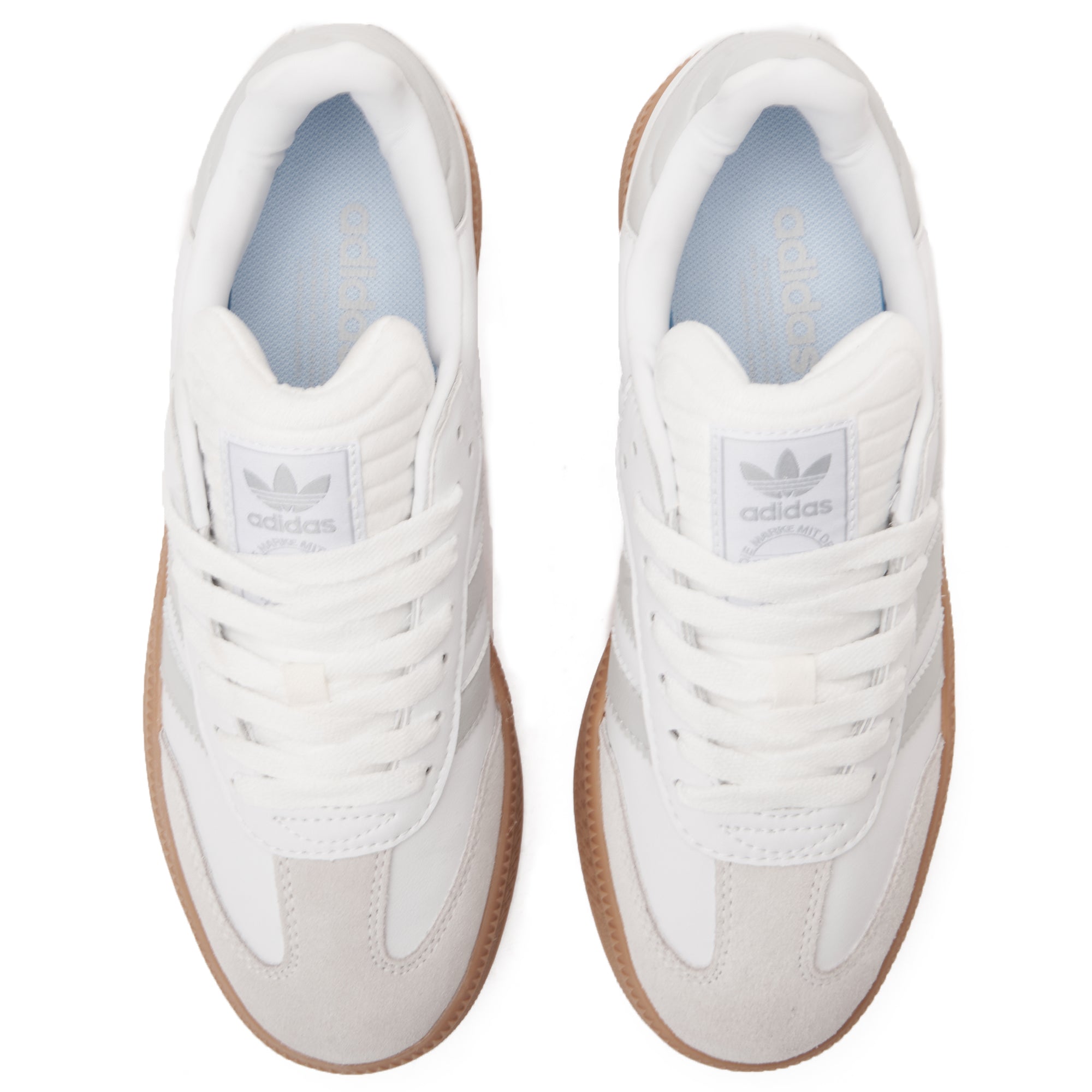 Gray&White Samba Sneakers
