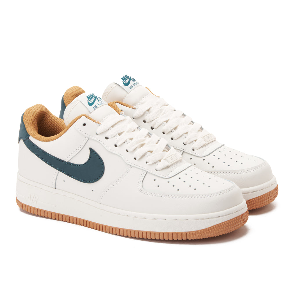 White&Green Air Force Sneakers