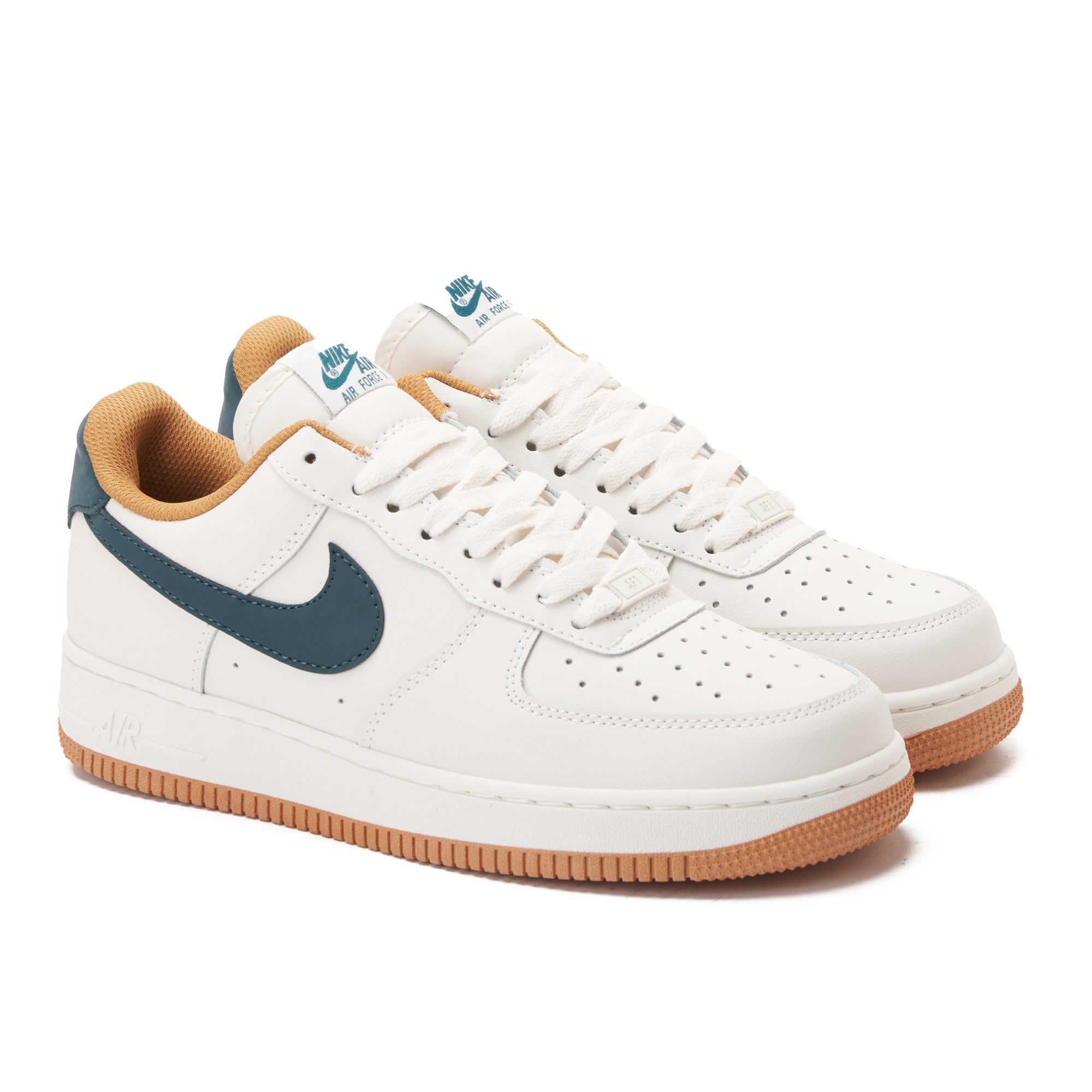 White&Green Air Force Sneakers