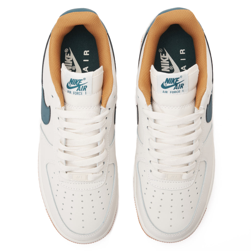 White&Green Air Force Sneakers