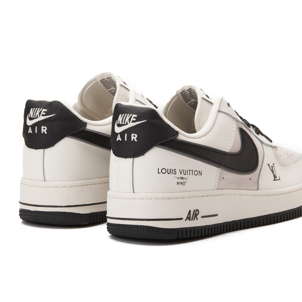 Beige&Black Air Force Louis Vuitton Sneakers