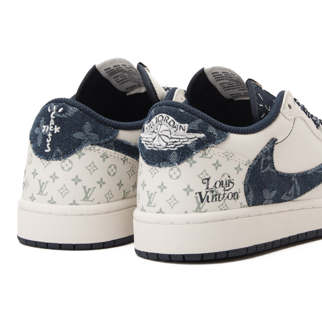 White&Navy Air Force Louis Vuitton Sneakers