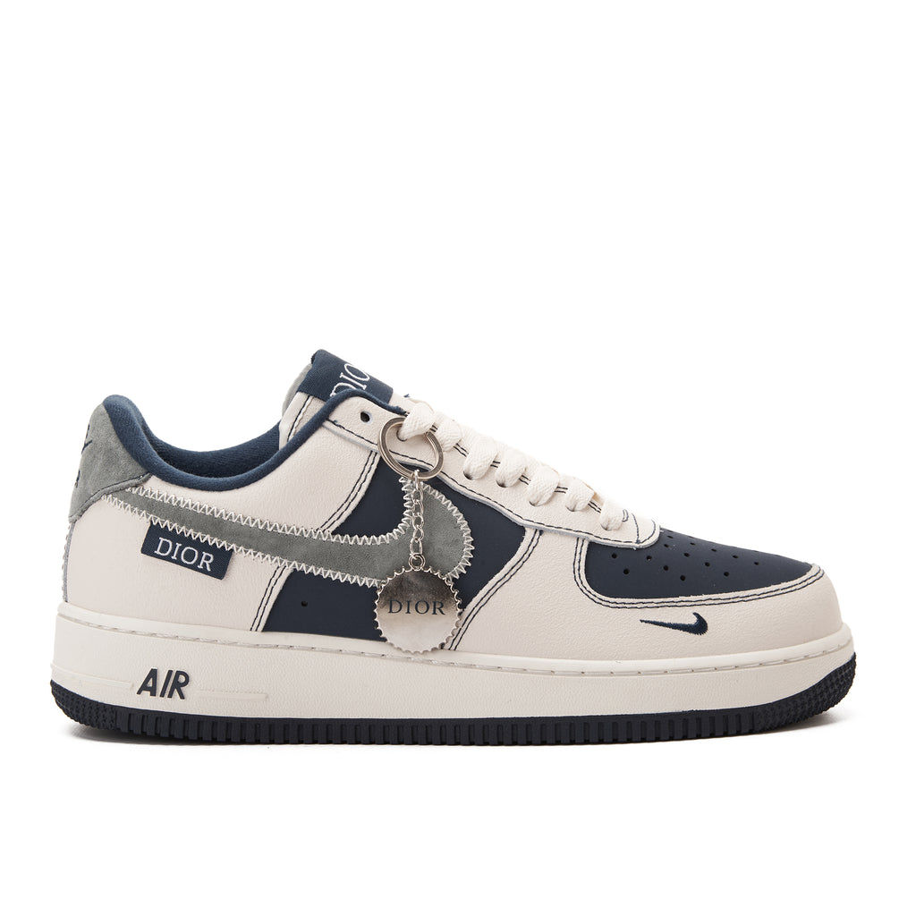 Beige&Navy Air Force Dior Sneakers