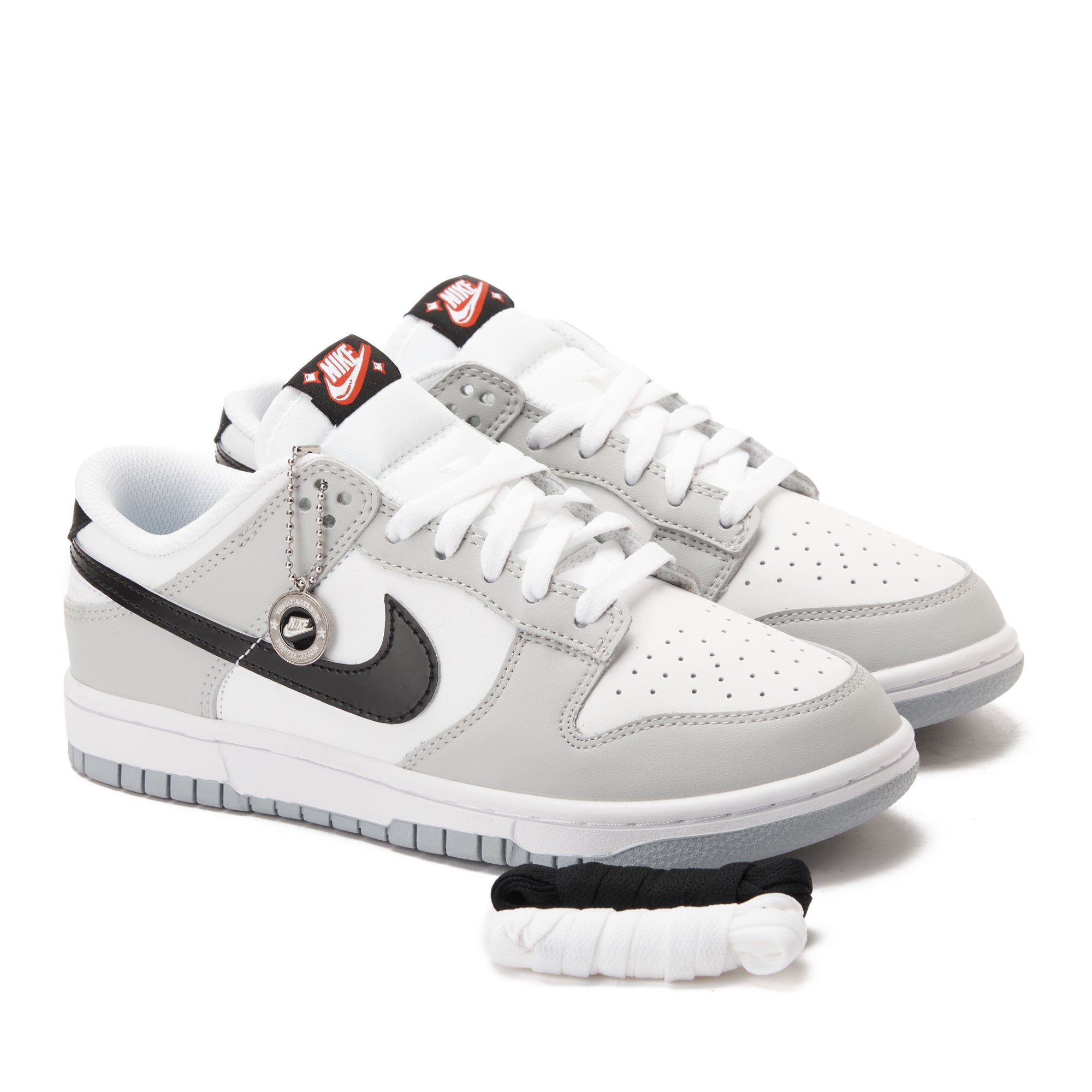 Gray Nike Dunk Low Lottery Pack Sneakers