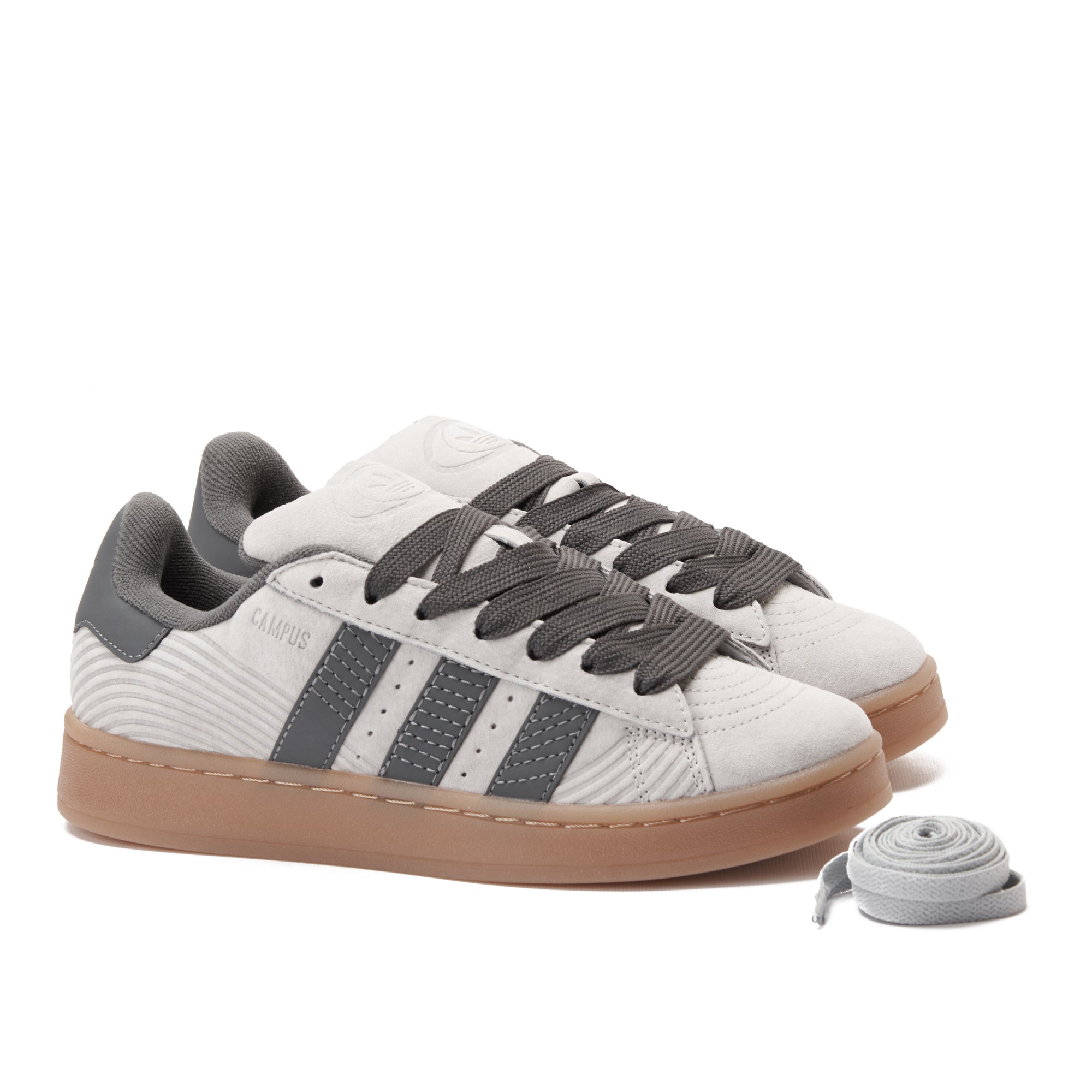 Gray Adidas Campus Sneakers