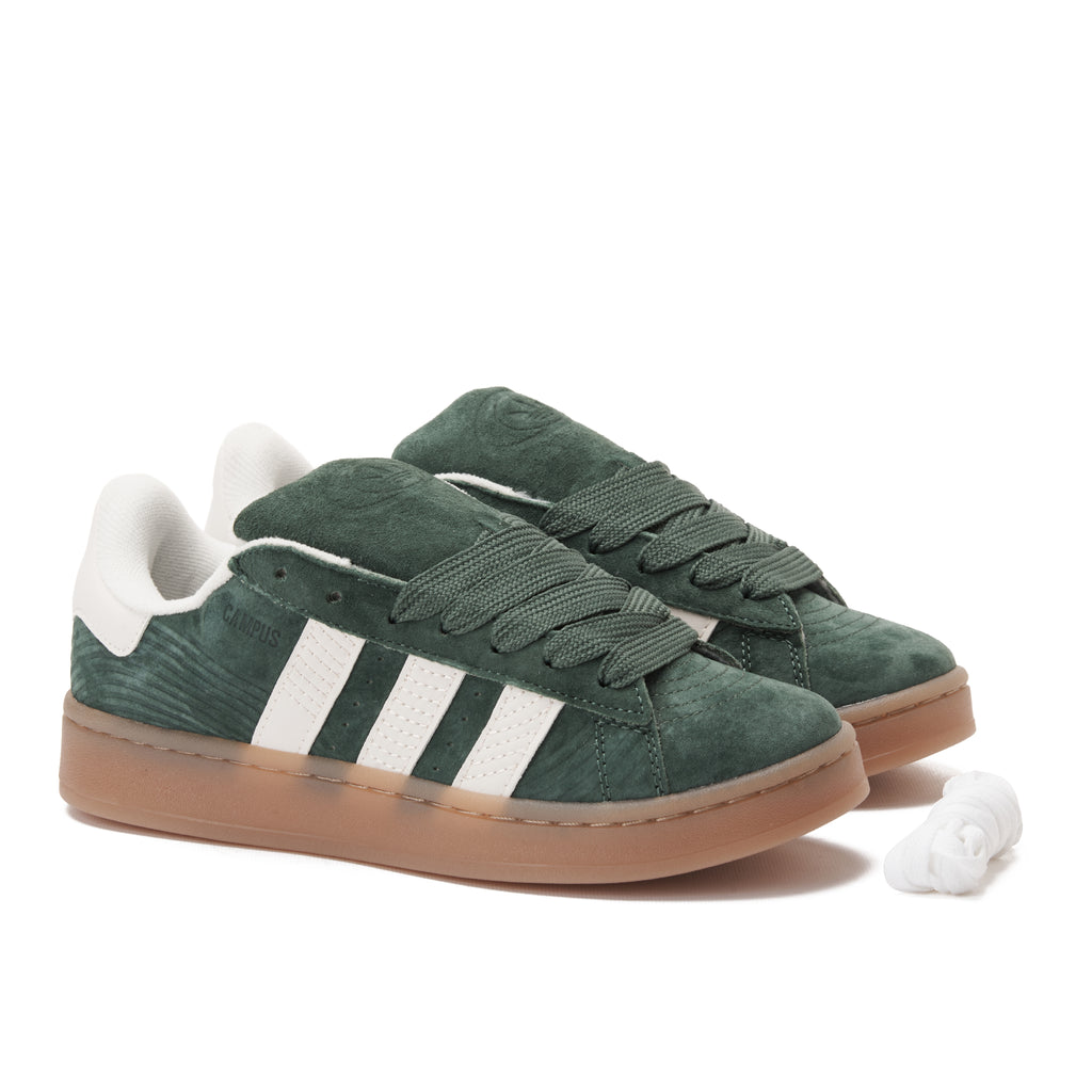 Green Adidas Campus Sneakers