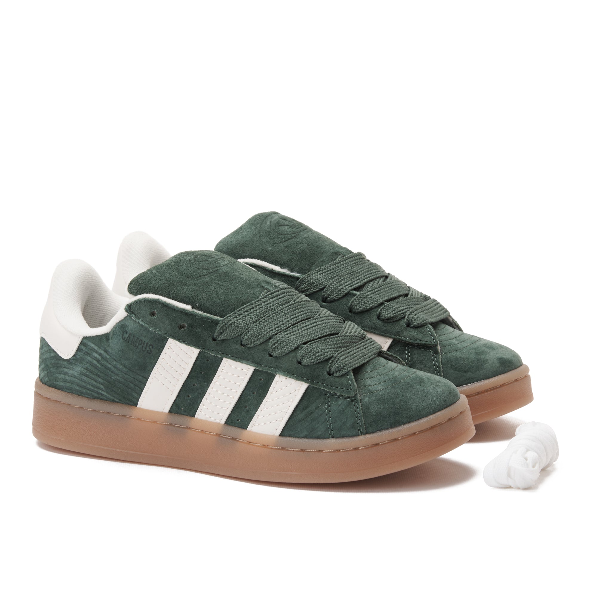 Green Adidas Campus Sneakers