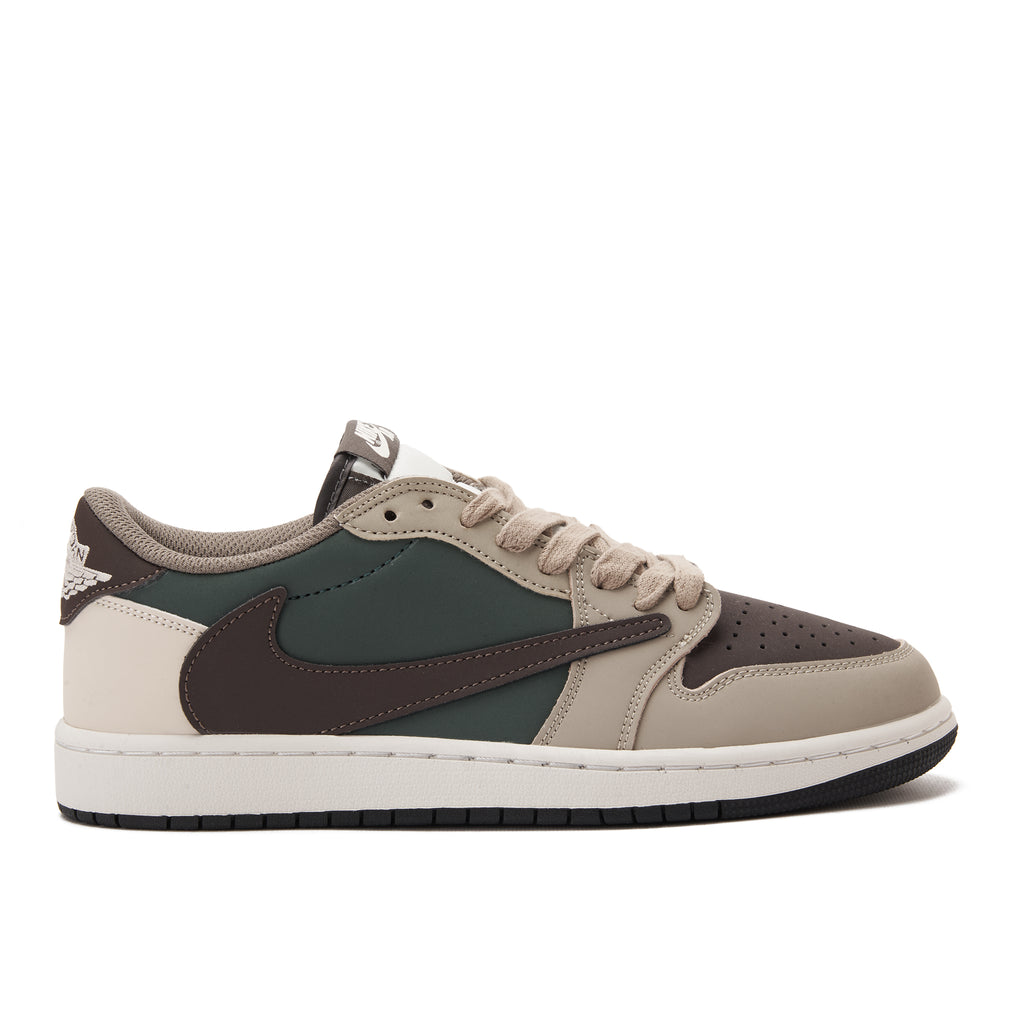 Brown&Dark Beige Air Jordan Low Travis Scott Sneakers