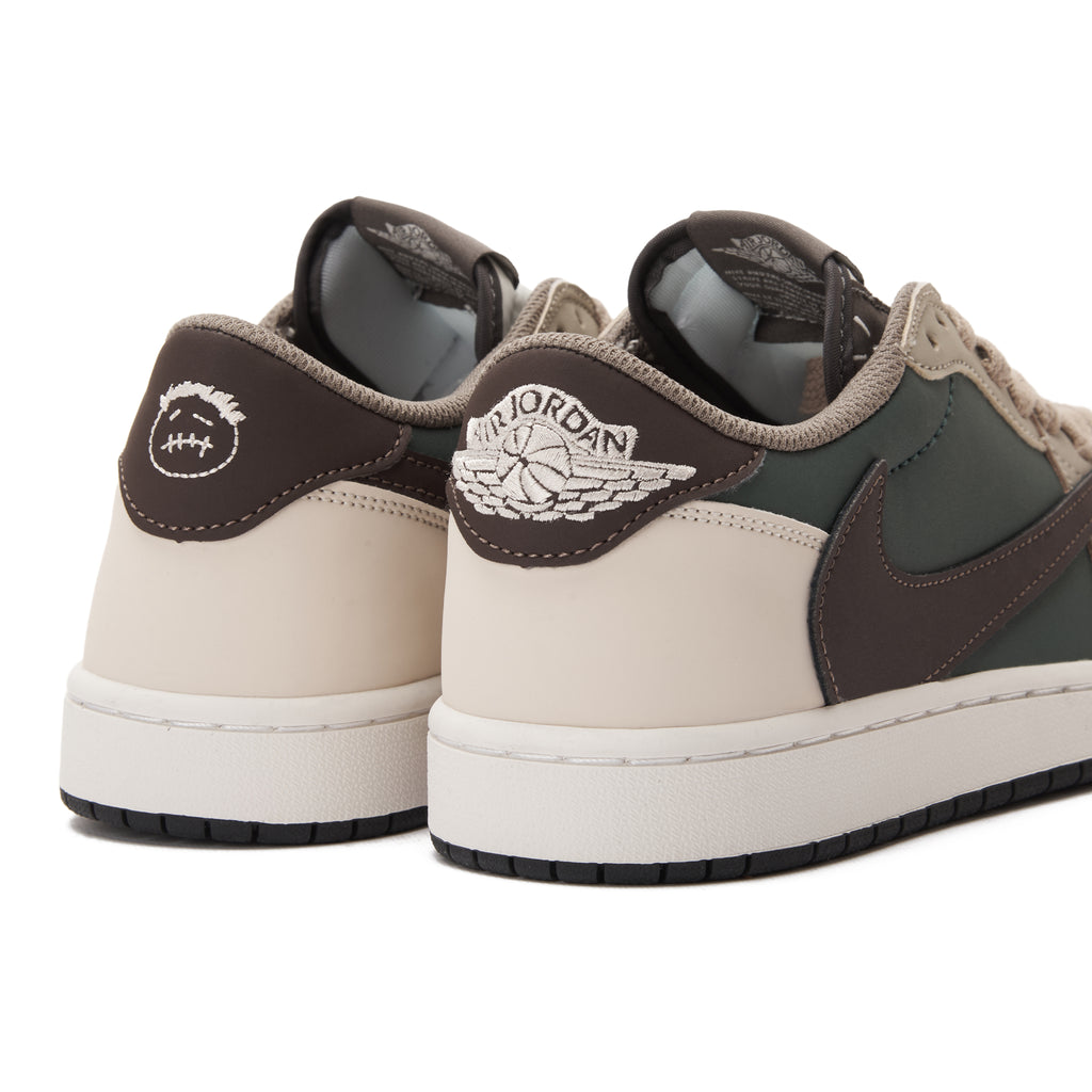 Brown&Dark Beige Air Jordan Low Travis Scott Sneakers