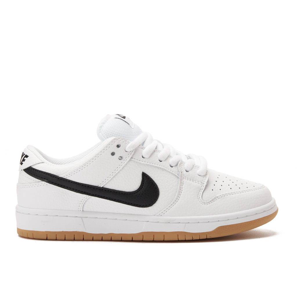 White Nike SB Dunk Low Sneakers