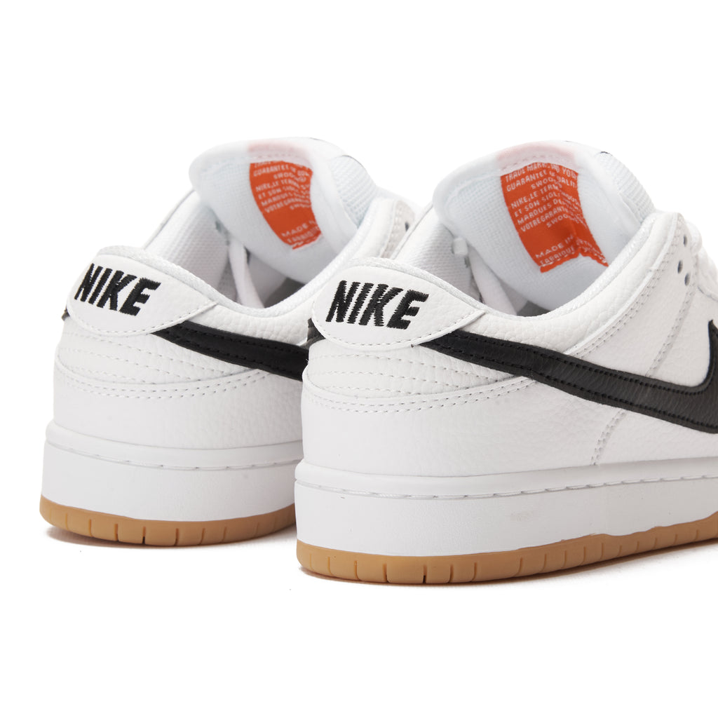White Nike SB Dunk Low Sneakers