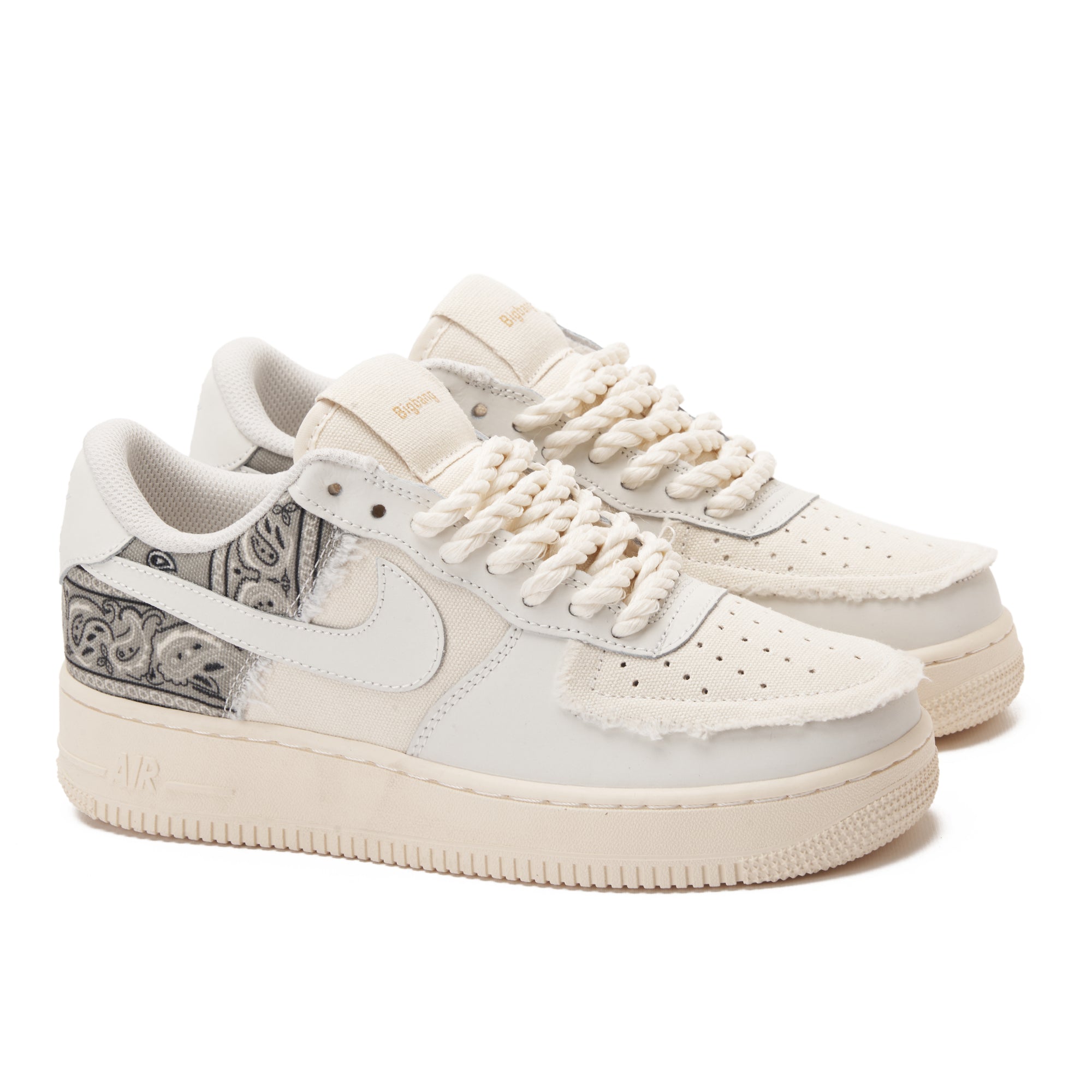 Beige Air Force Big Bang Chunky Sneakers