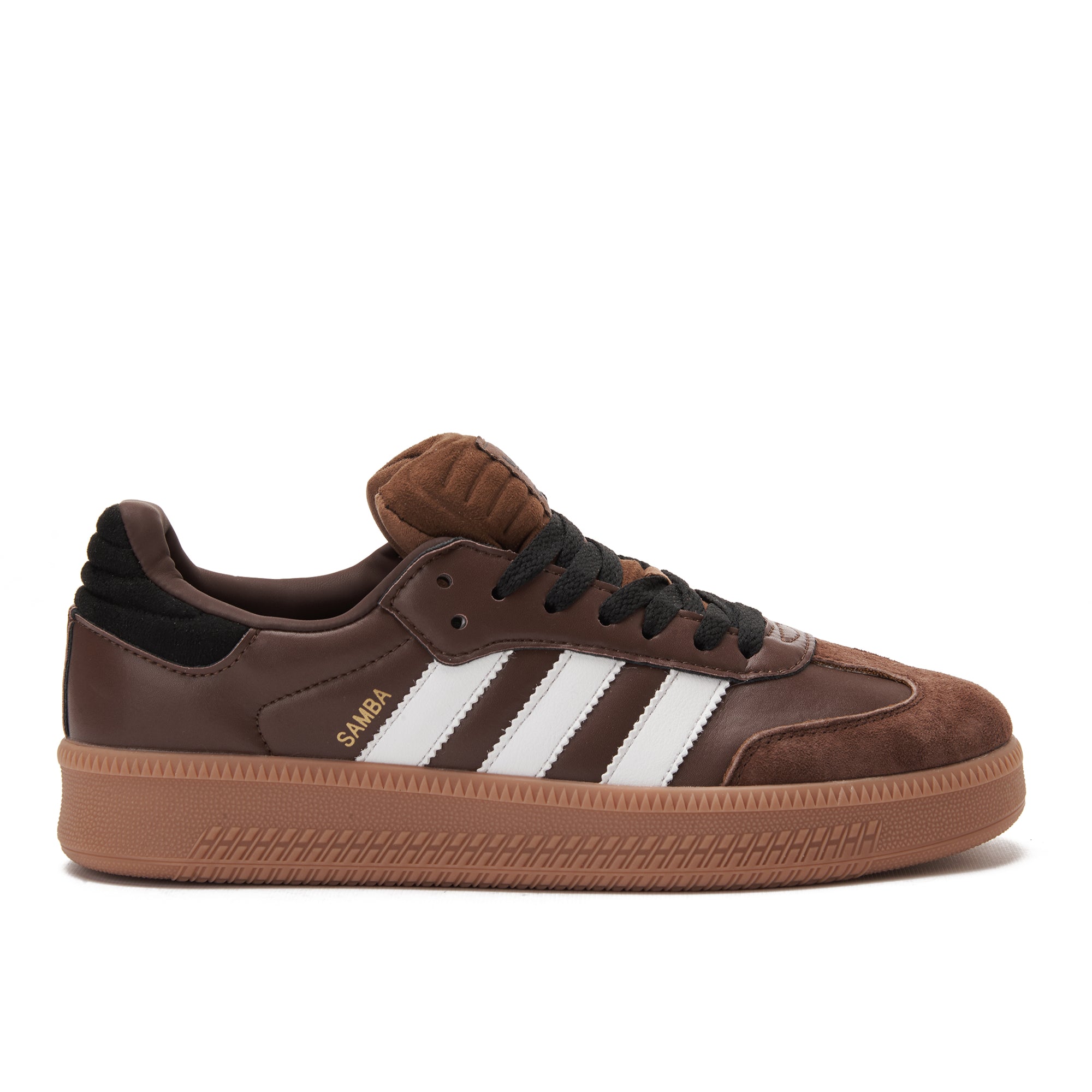 Brown&White Samba Sneakers