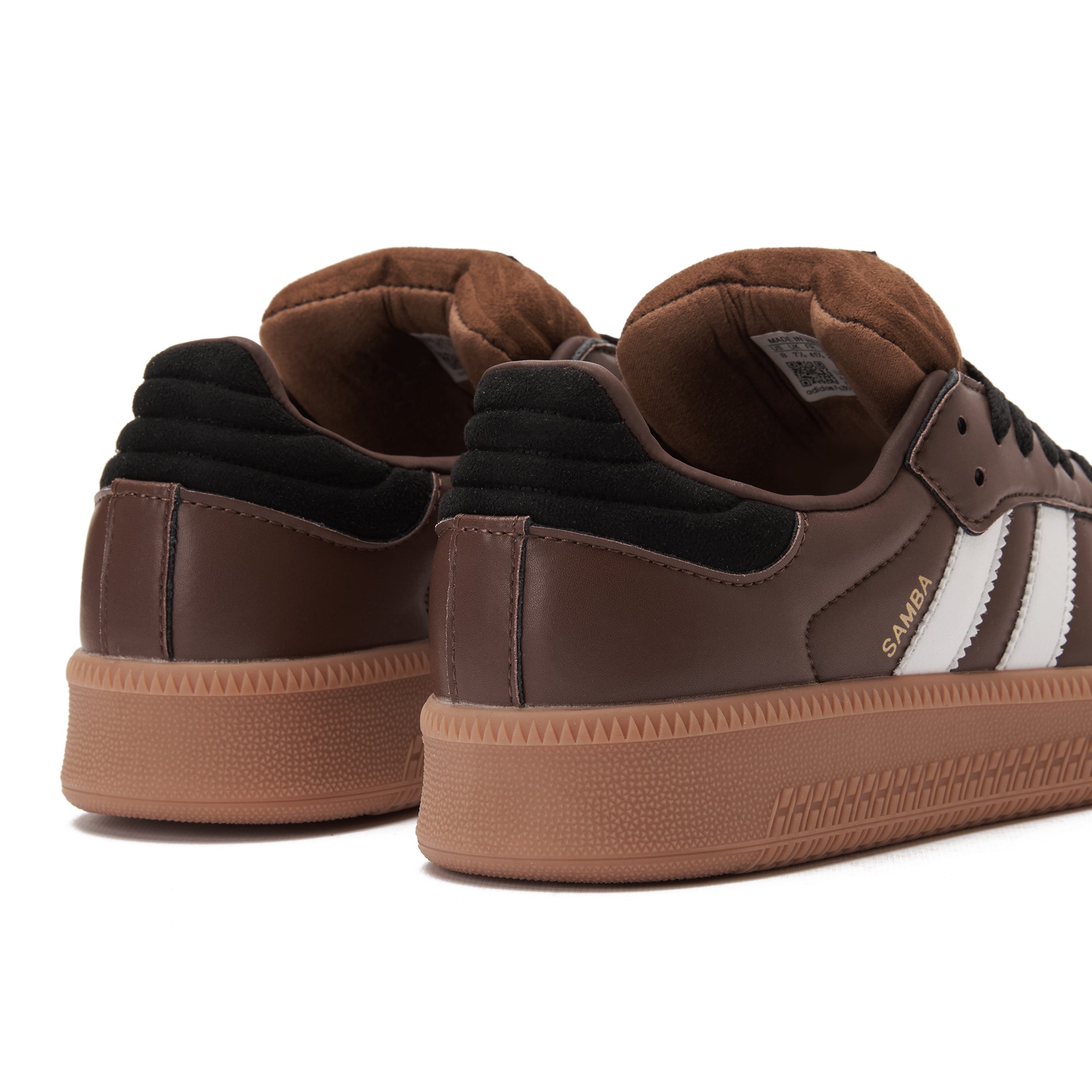 Brown&White Samba Sneakers