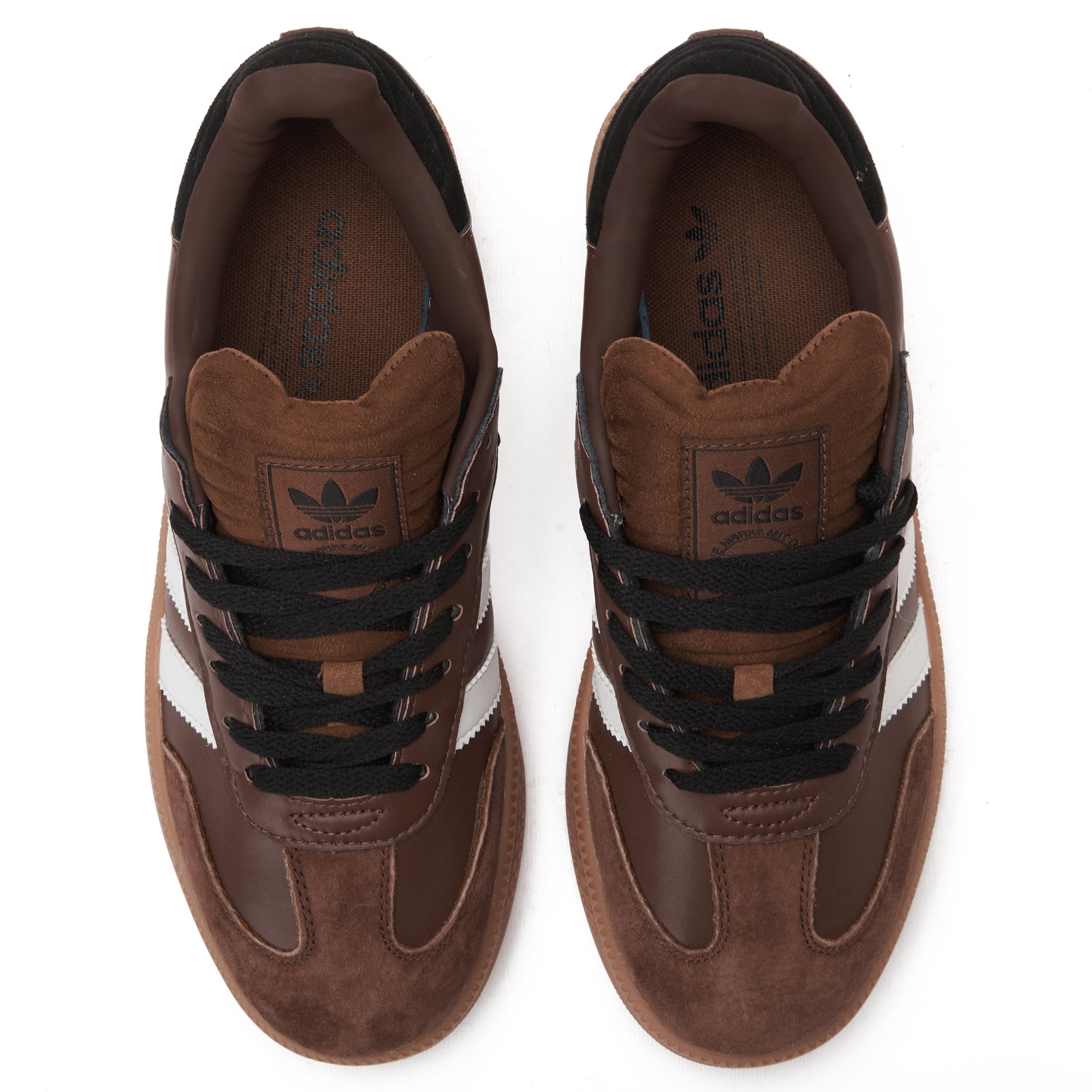 Brown&White Samba Sneakers