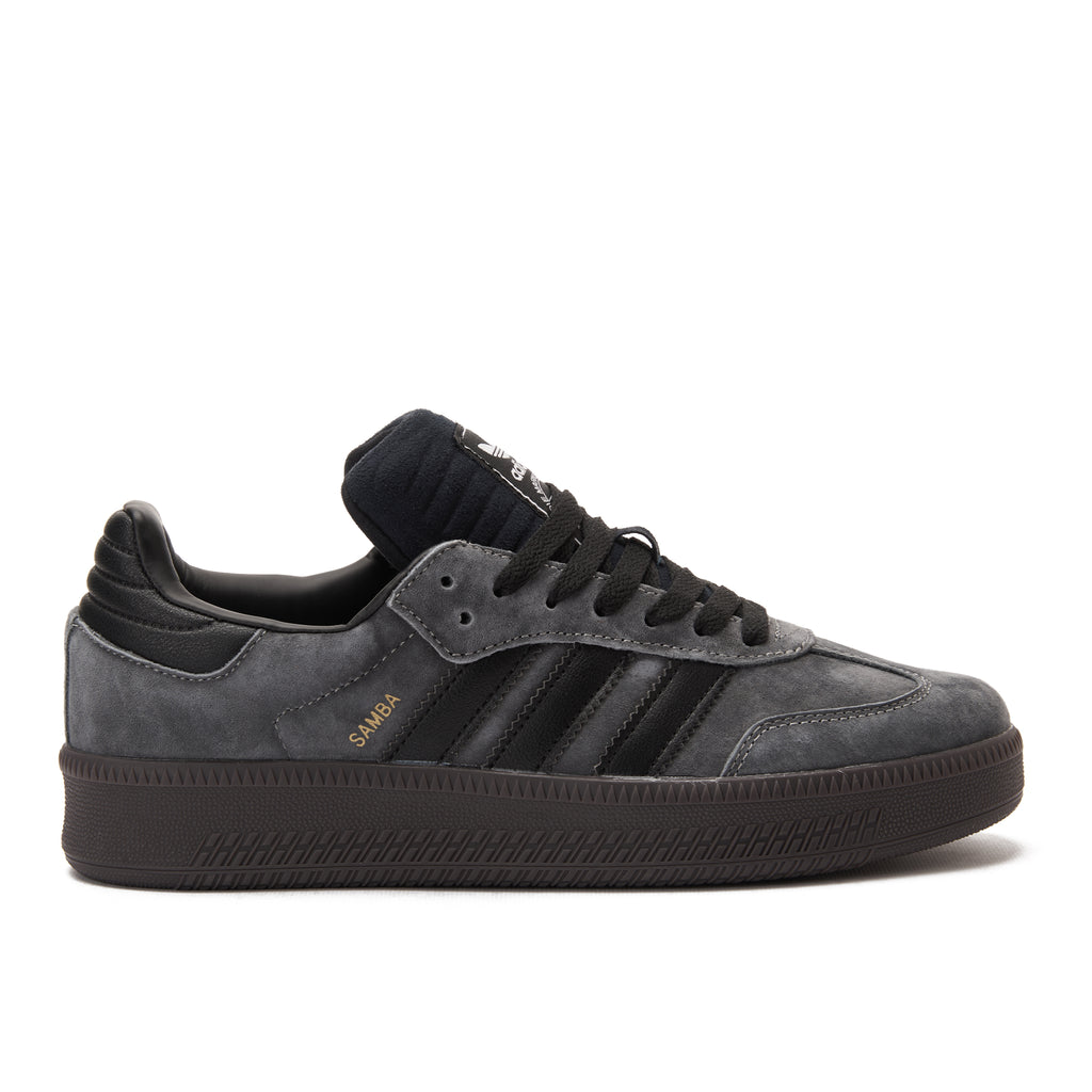 Washed Gray&Black Samba Sneakers