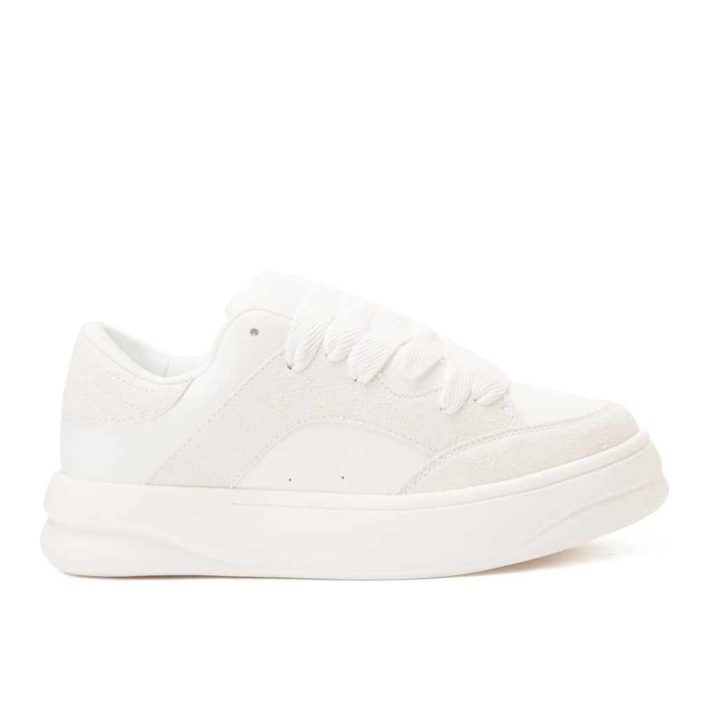 All White Zara Sneakers