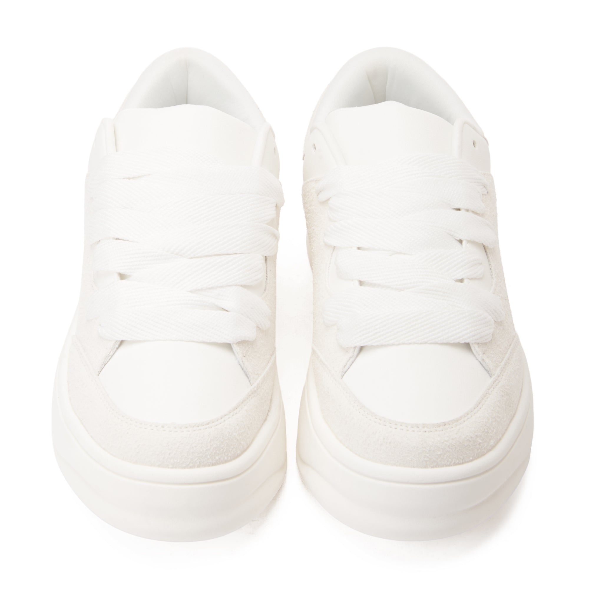All White Zara Sneakers