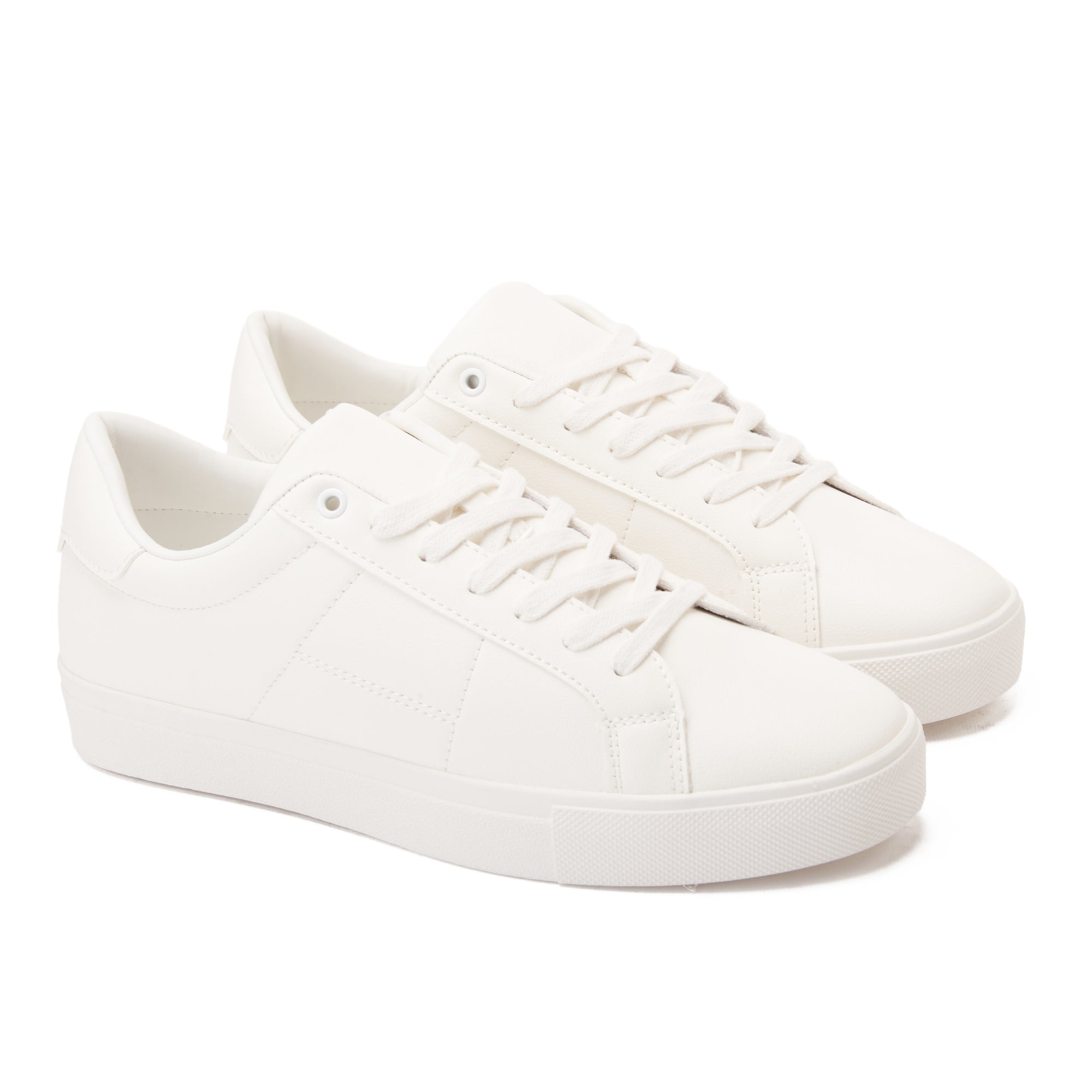 All White Zara Sneakers