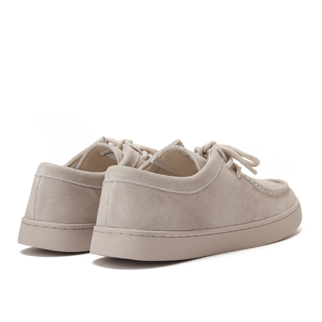 Beige Suede With Perimeter Stitching Shoes
