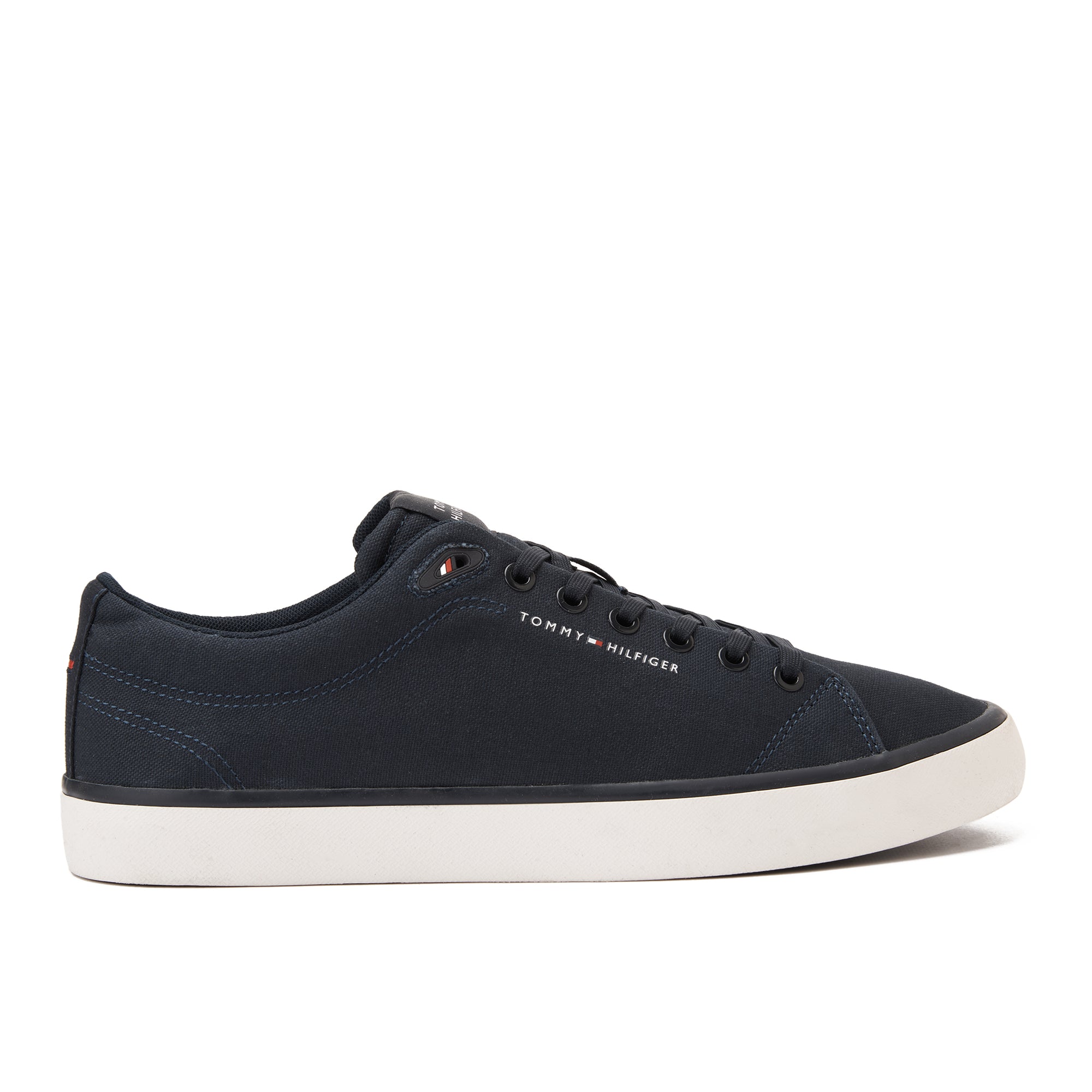 Navy Tommy Hilfiger Canvas Sneakers